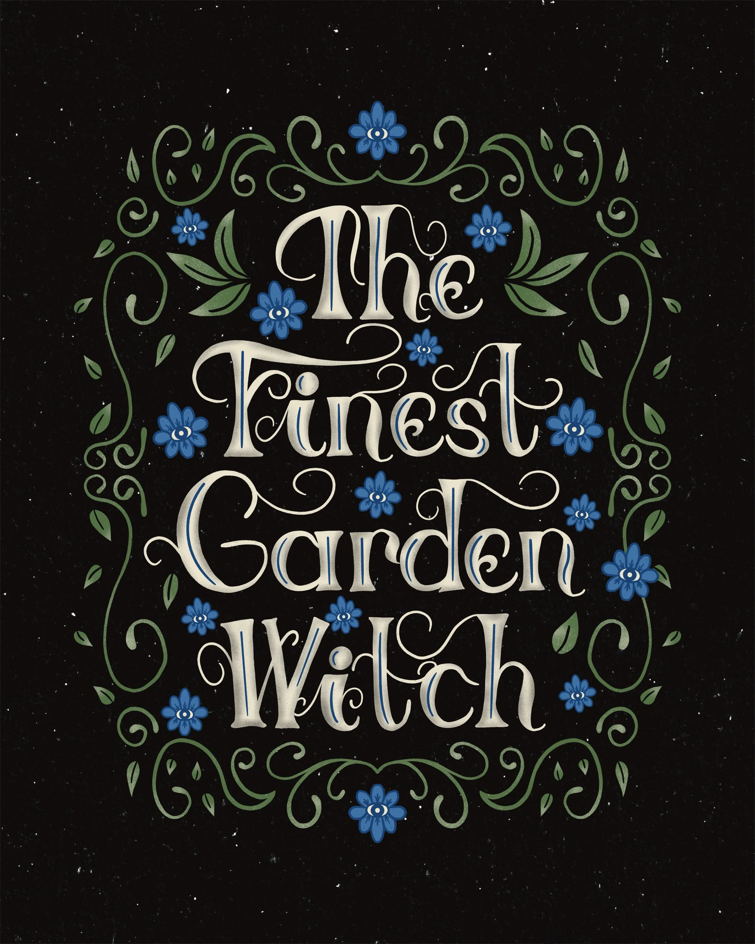 Day 14 of the lettering style challenge: medieval.

The Finest Garden Witch 🧙&zwj;♀️🥀 

I love this style because I have an excuse to use medieval Green Day music. Yes that&rsquo;s a thing. And I will always use it when summoned by a medieval promp