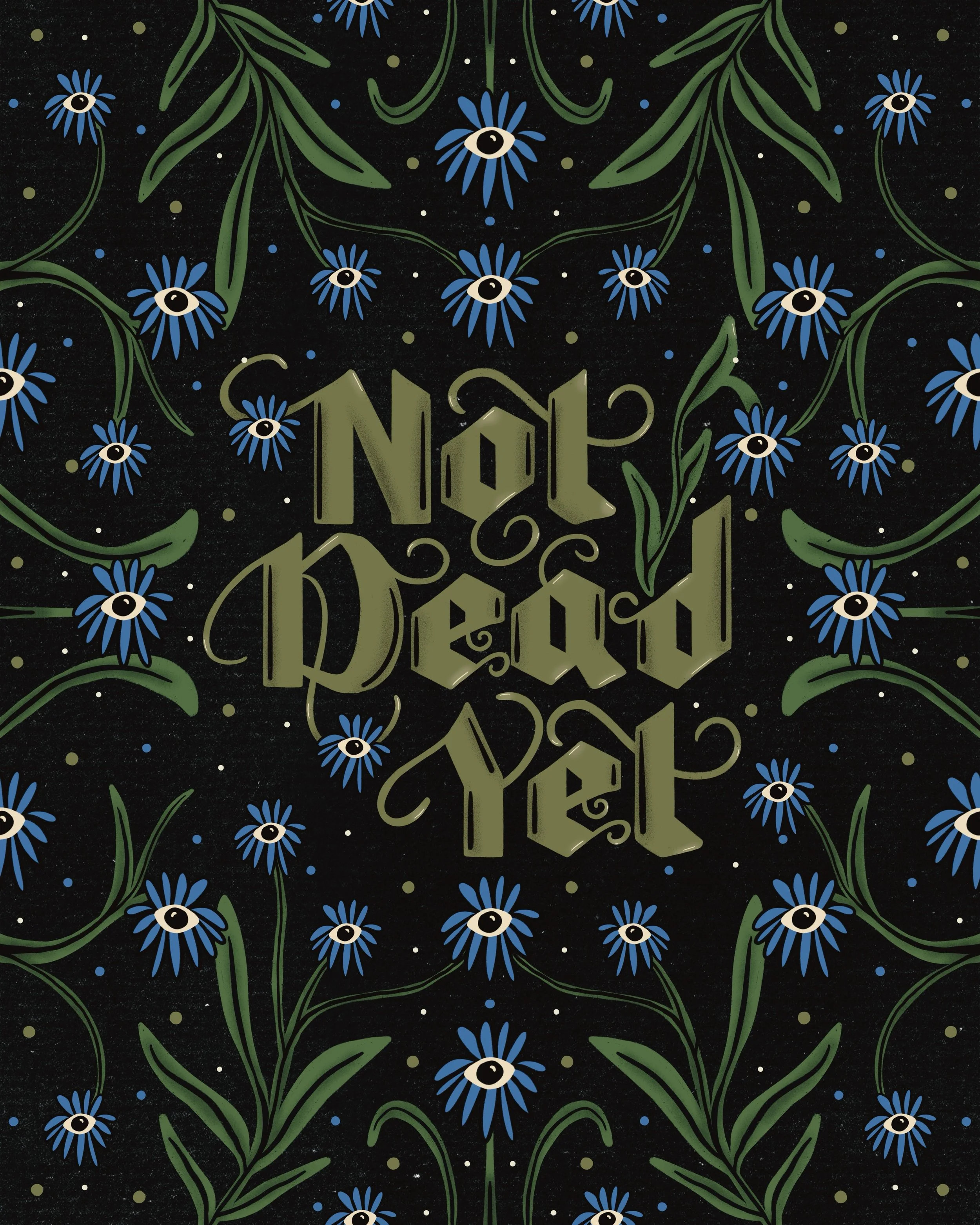 Day 19: blackletter

I used to be really intimidated trying to draw blackletter but now it&rsquo;s one of my favorite styles to take on!

For this piece I was inspired by dramatic plants that pretend they&rsquo;re dead for seemingly no reason and the