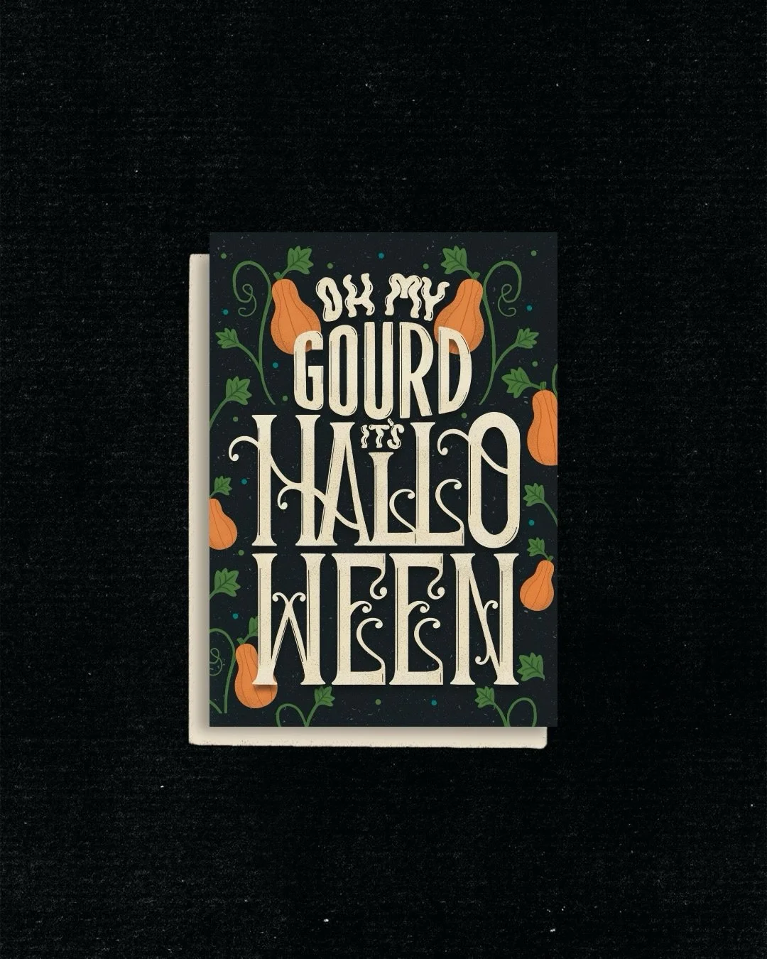 Halloween is creepin around the corner. 🧟👀 If you need a card, I have some in my shop (link in bio).