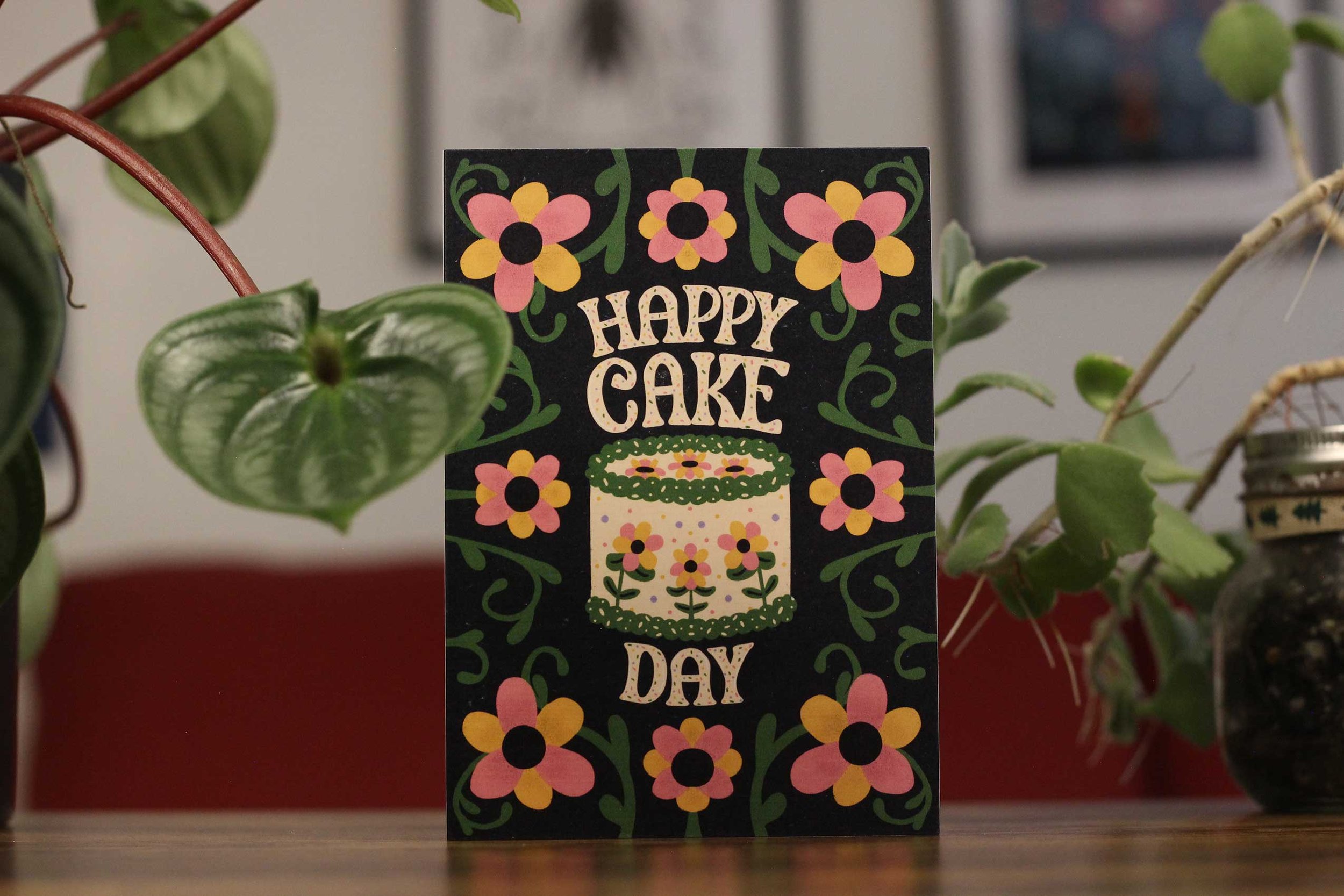 Happy Cake Day Birthday Greeting Card