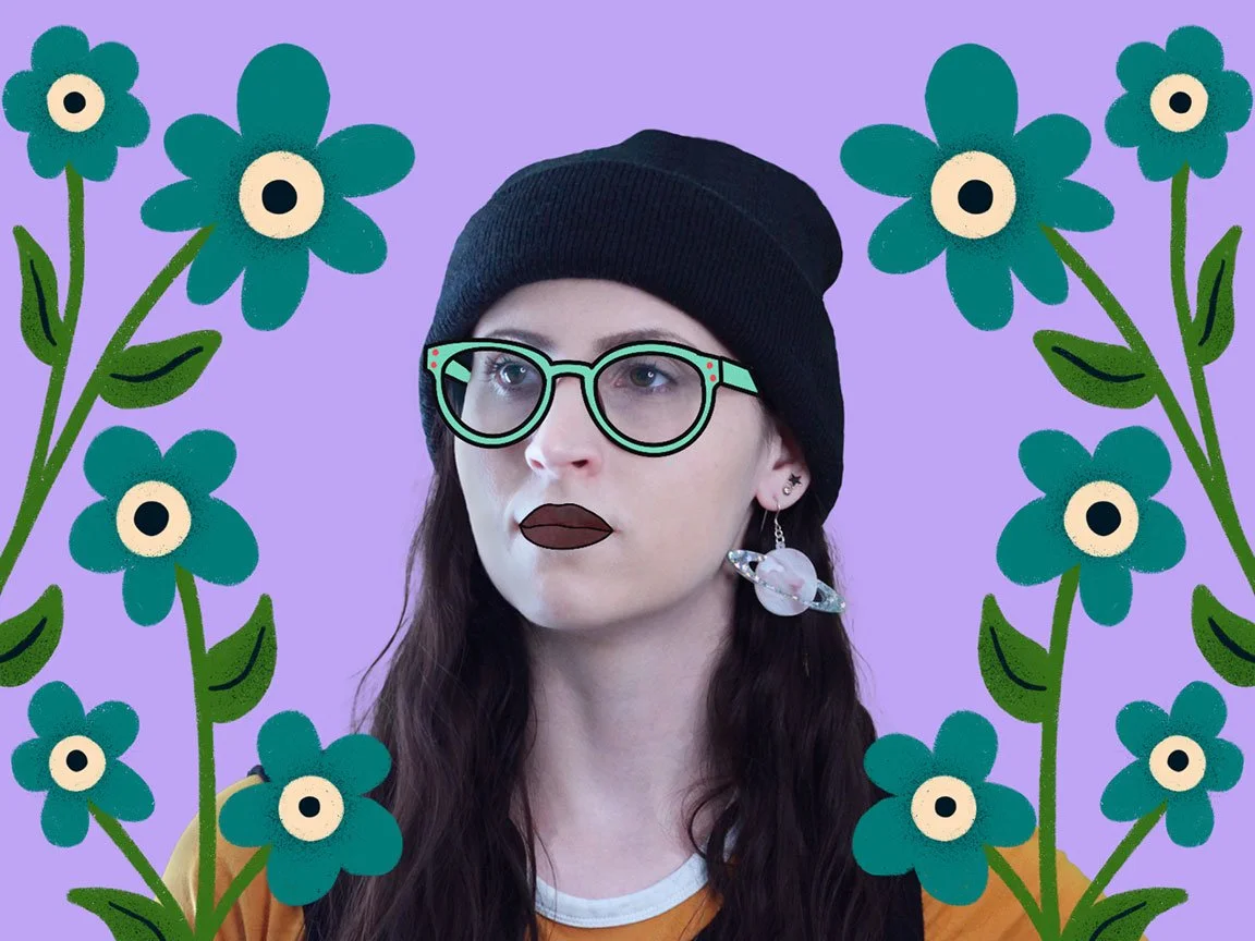 Alexis, illustrator, educator, and surface designer behind Frankenstipple