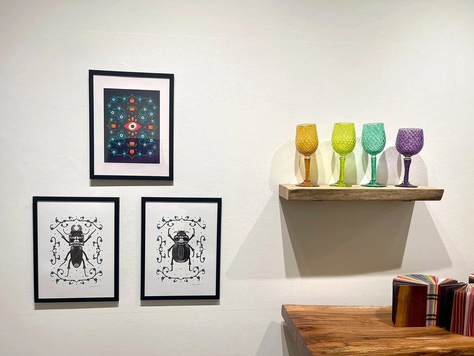 Gazing Blooms artwork featured in a 2025 art gallery