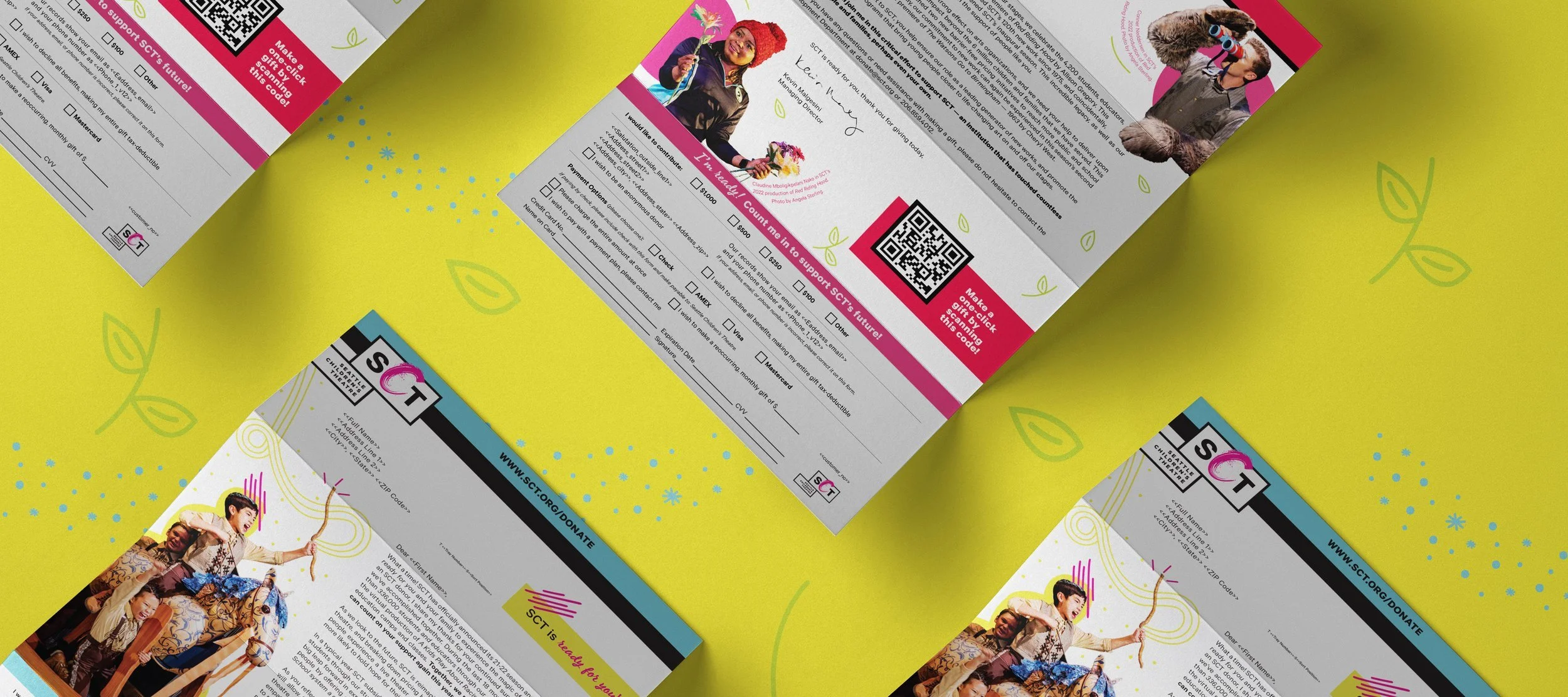 Mock up of several letter designs by Alexis Morin