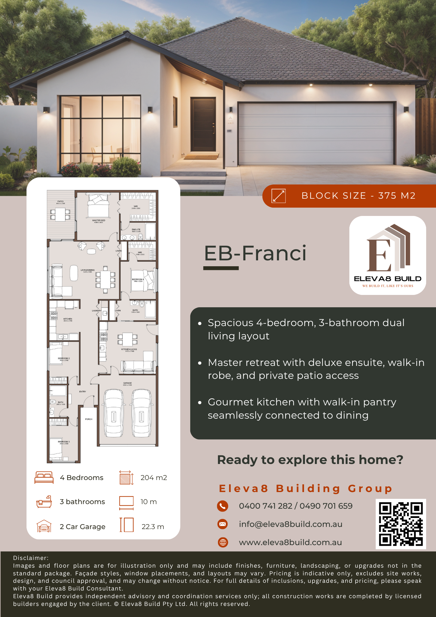 Dual Key Home Perth, Eleva8 Build, Single Storey, Granny Flat