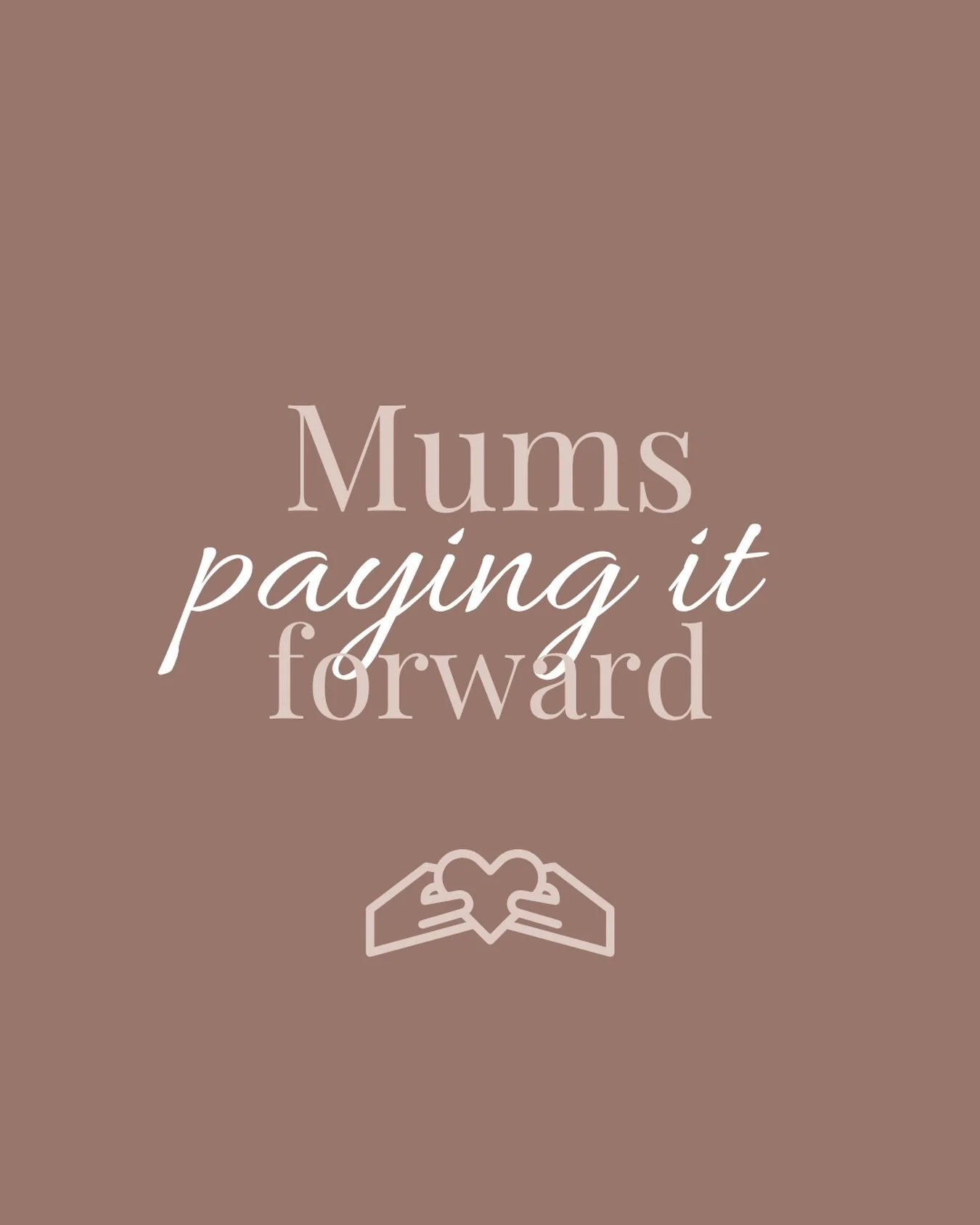 PAY IT FORWARD 🤍
Motherhood was never meant to be done alone.
At Mae Midwifery, we know that sometimes a small act of kindness can make a really big difference during pregnancy or postpartum.

So we&rsquo;re creating a little Pay It Forward box at o