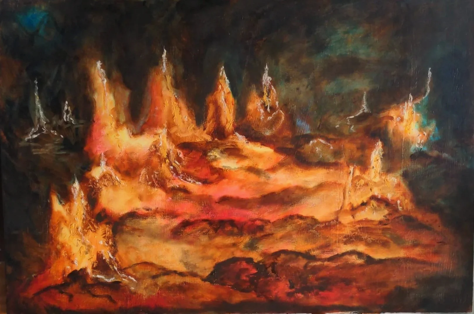 Paintings from the Flaming Hot Summer Just Past (pt 1)