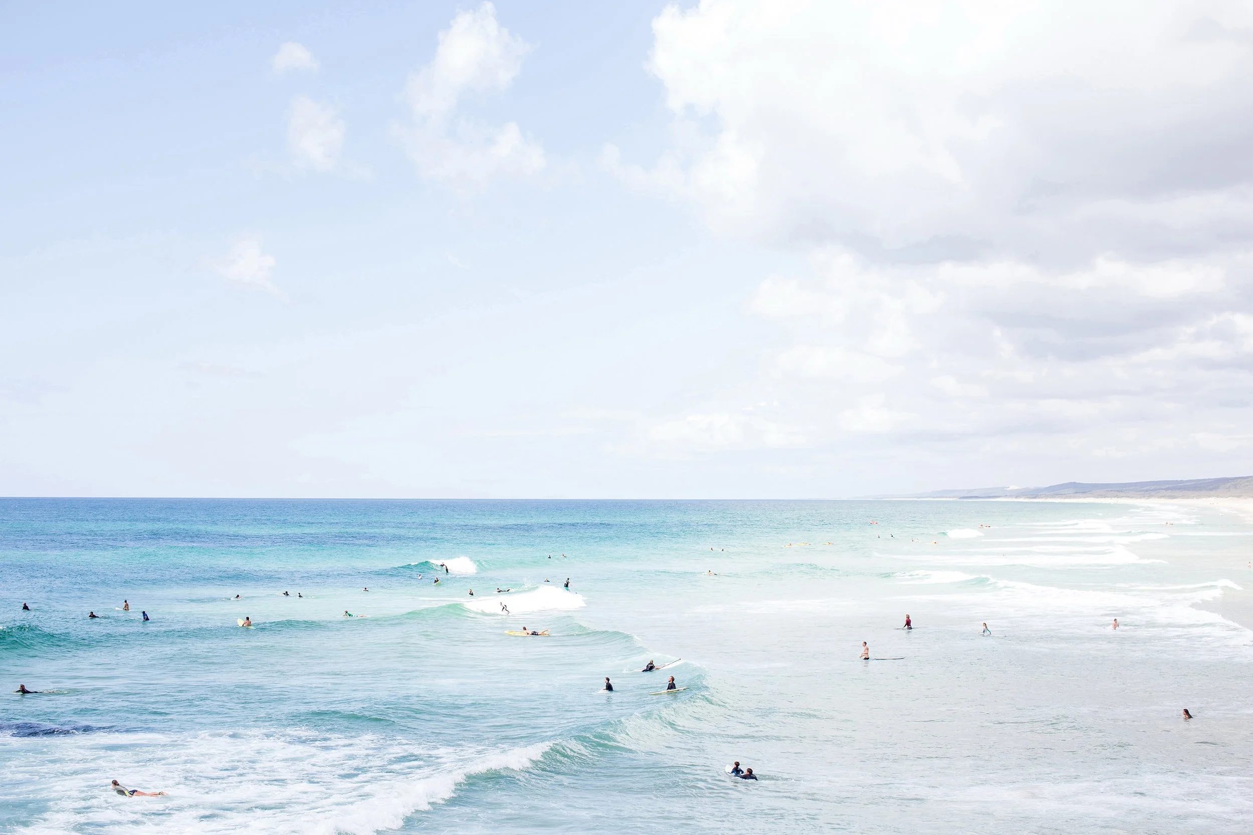 Main beach at stradbroke island photographed by Kara Rosenlund