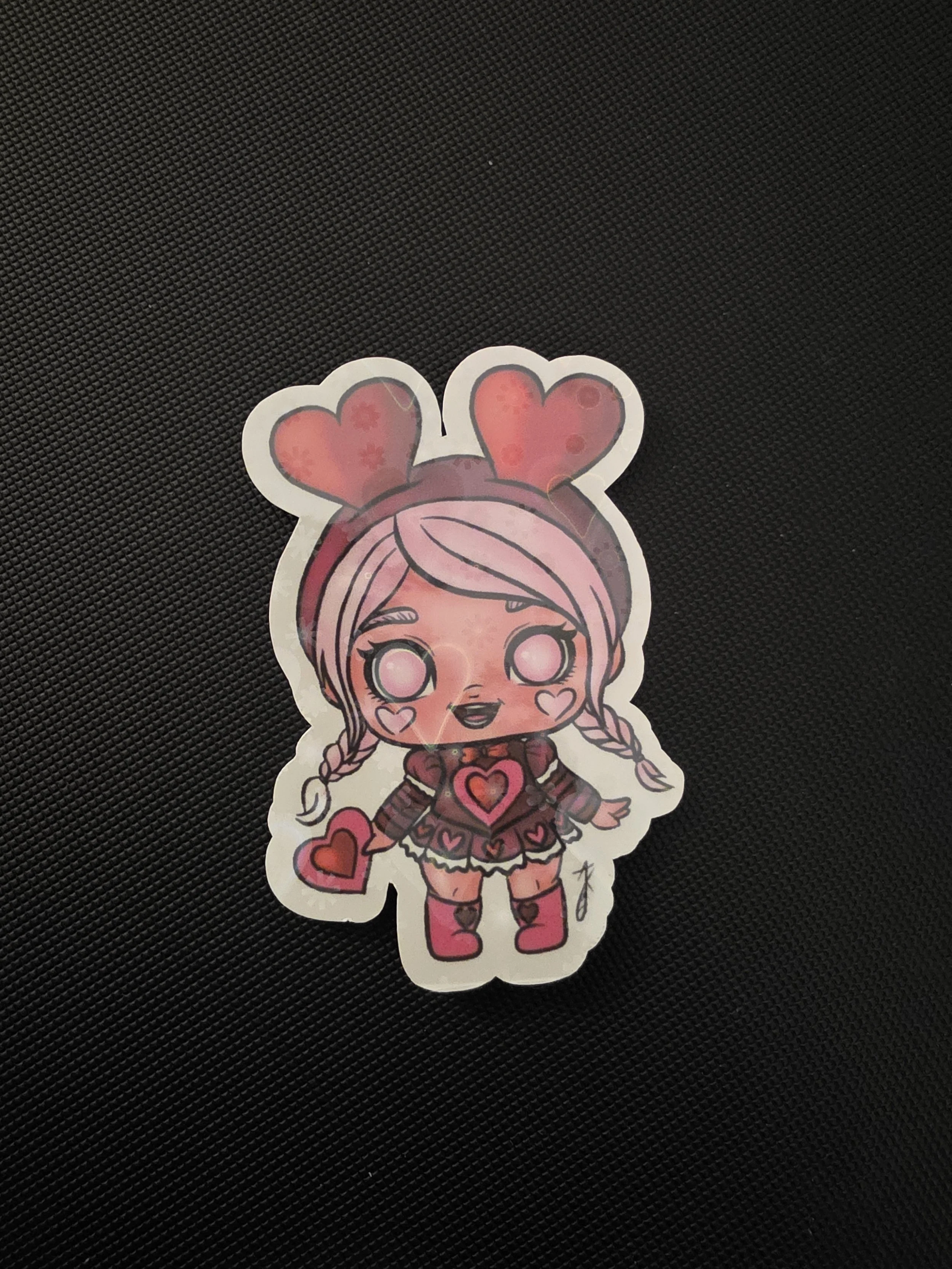 Valentine Cutie- 3" Vinyl Sticker