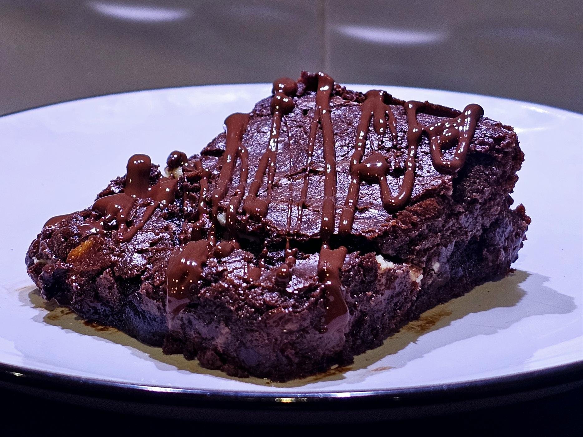 Ever wondered if there is such thing as "too much chocolate?" This fudgy triple chocolate brownie will be the answer to this question.