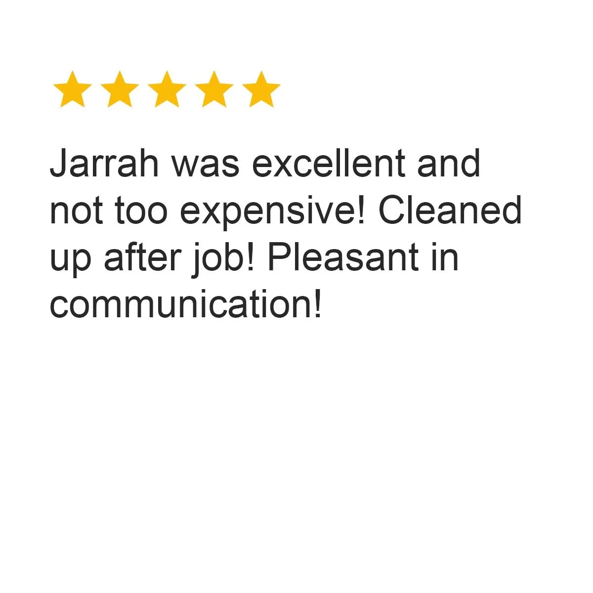 ⭐️⭐️⭐️⭐️⭐️
-
Another happy client!