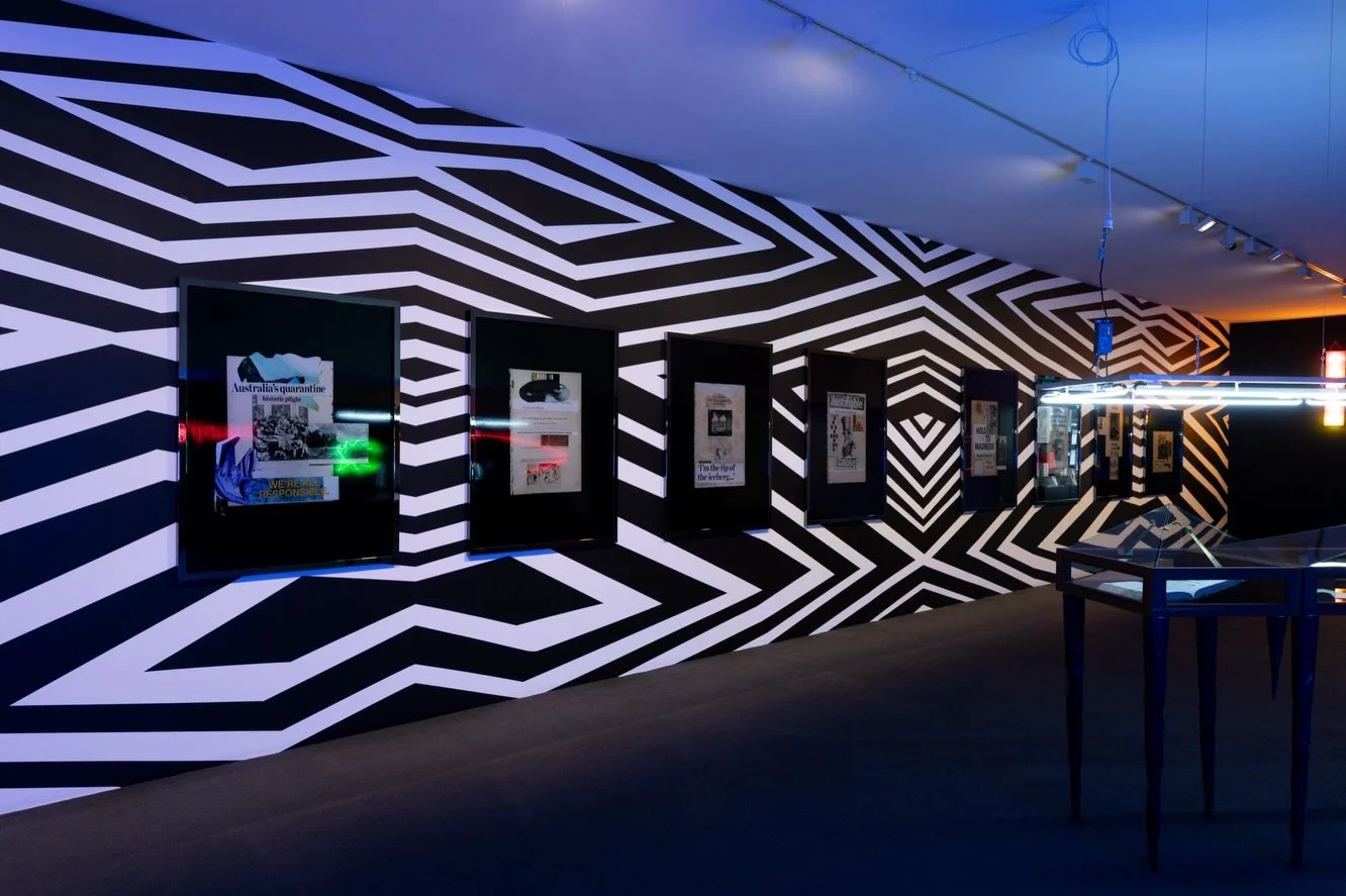 -

N MAHADY
Installation image, BROOK ANDREW | ROLLERCOASTER: winhangadurinya in motion 2026
courtesy of the Museum of Australian Photography @maph_photography