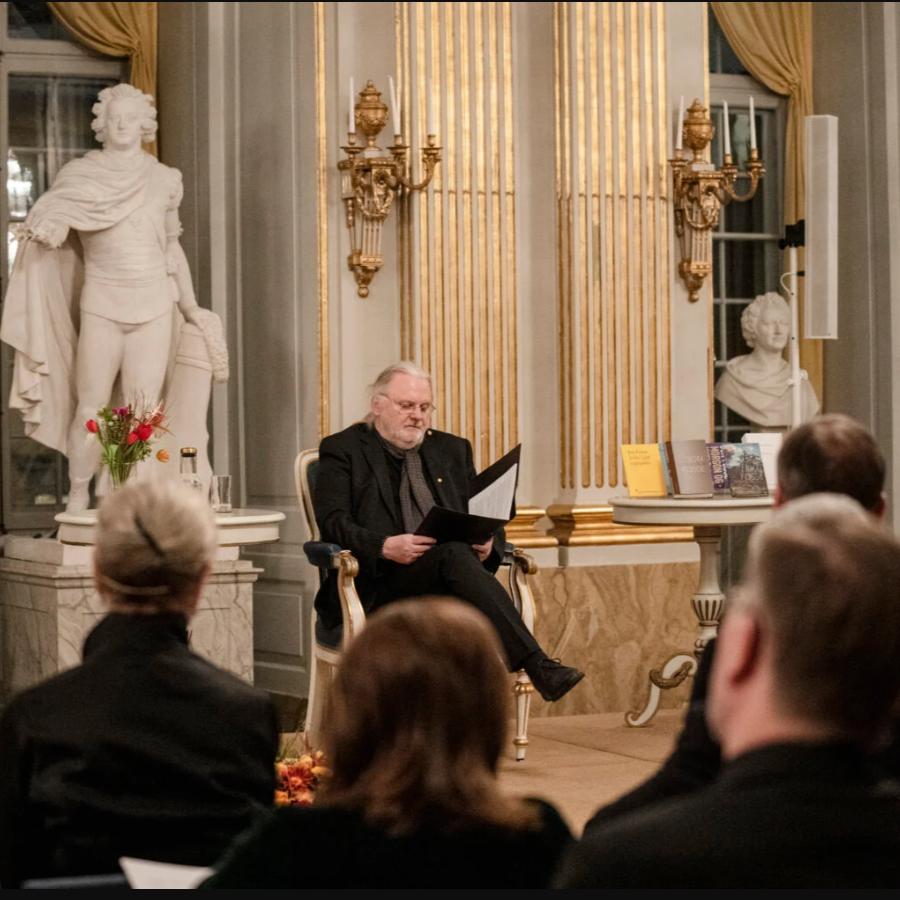  
   
    Vinner Årets tale 2024
   
   
    Jon Fosse  Forfatter og dramatiker, Jon Fosse, fikk prisen for Årets tale 2024, for foredraget han holdt da han mottok nobelprisen i litteratur.
   
 