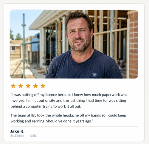 Client testimonial