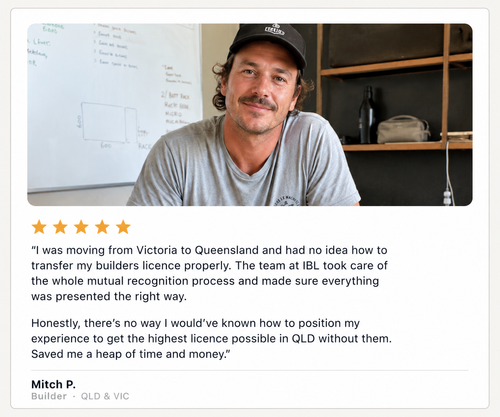Client testimonial