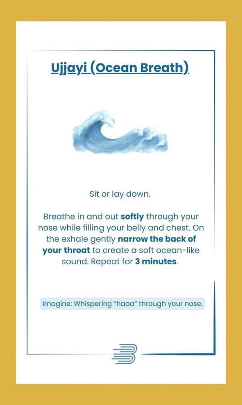 Ujjayi Ocean Breath card