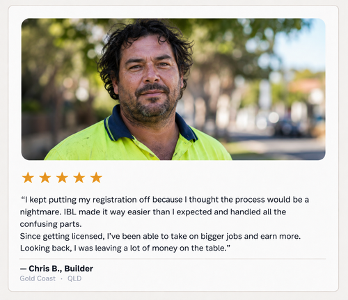 Client testimonial