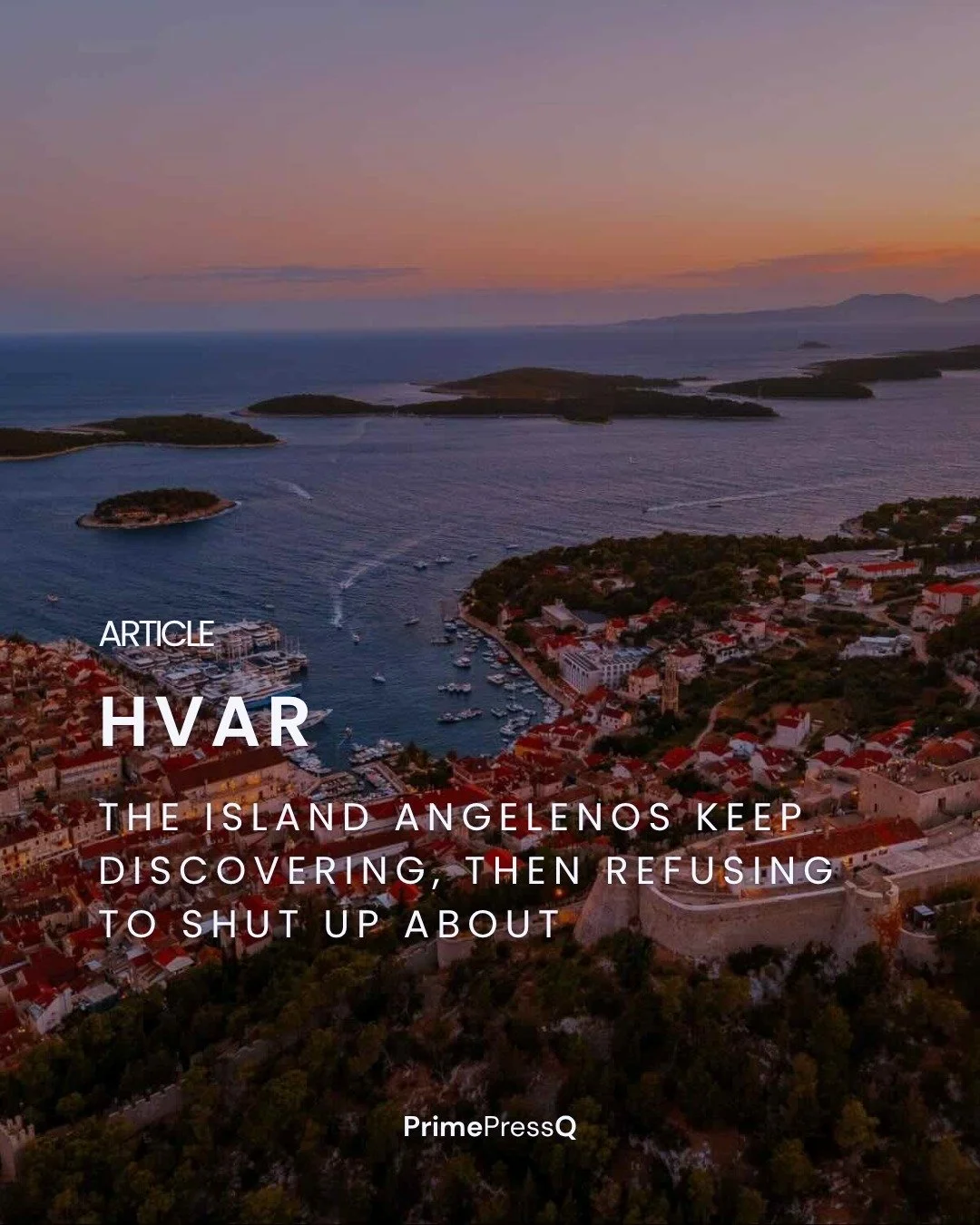 The island that keeps people coming back &mdash; and talking. 🌊

We're proud to have worked with @visithvarhr for the second year running to bring the story of this extraordinary Croatian island to an international audience. This time, we landed in 