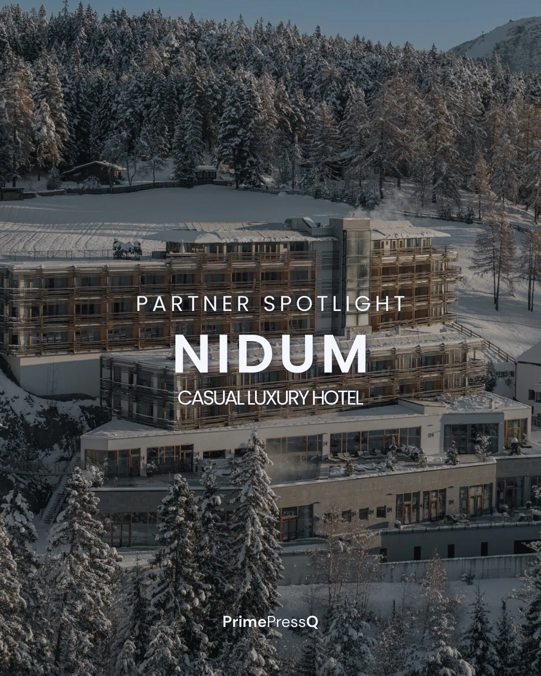 PARTNER SPOTLIGHT
Set on the Seefeld Plateau, Nidum is built on a clear belief: nature, space, and time are the real luxuries. It&rsquo;s Alpine hospitality without excess &mdash; just clarity, light, and mountain air.
The panoramic terrace, stretchi