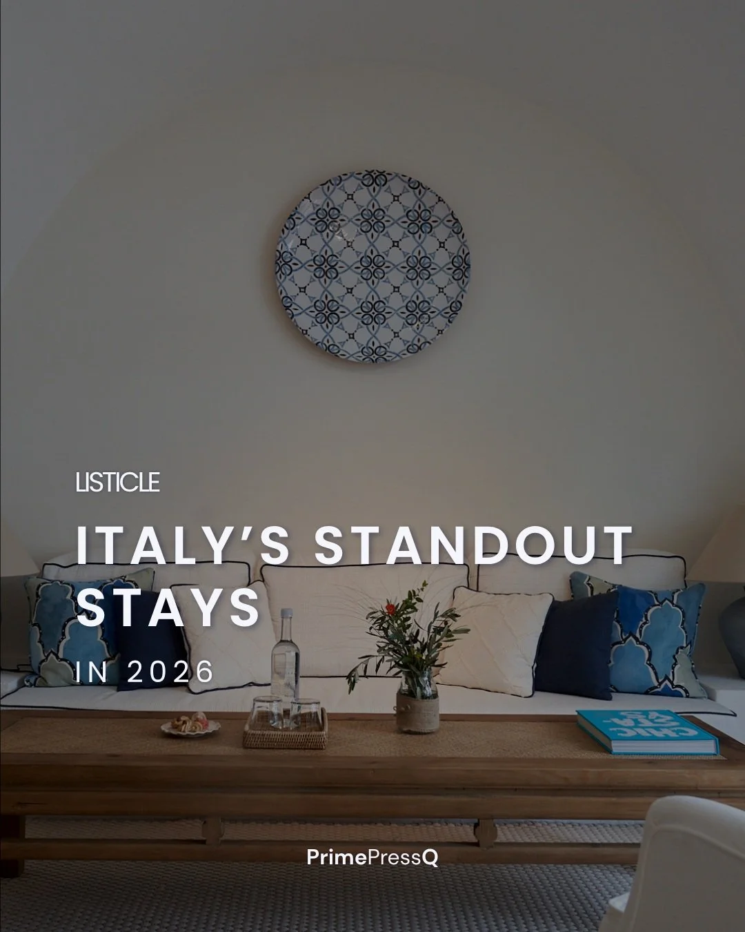 Italy has always been a prime destination for those who arrive with curiosity. Our latest piece in USA Today introduces five properties that reward exactly that.

A 17th-century masseria rooted in Puglia's Itria Valley since 1658 @masseriacalderisi. 