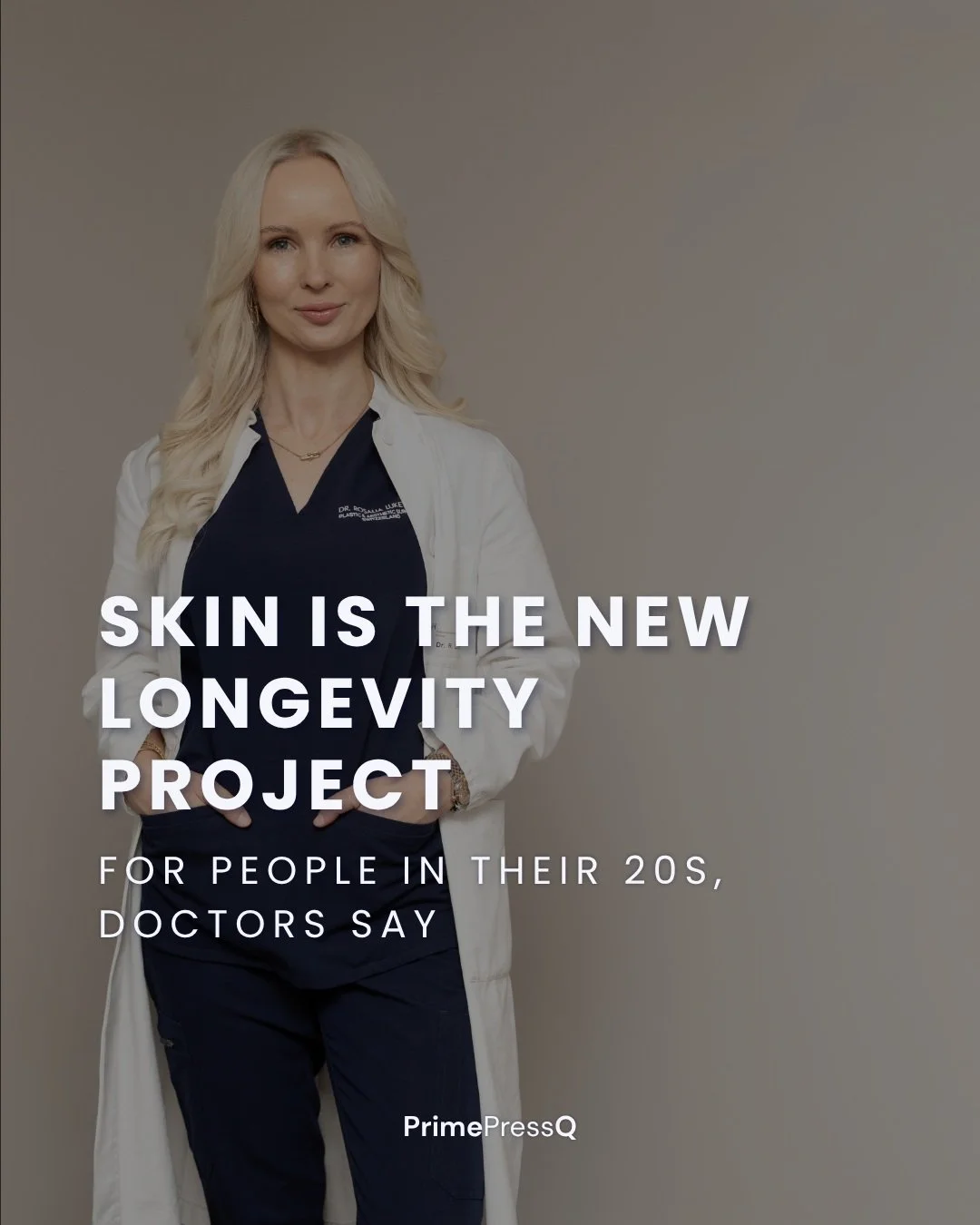 Your skin keeps the receipts. Every tan, every skipped SPF, every late night &mdash; filed away, waiting. @dr.rosalialuketina has been saying this for years. 

In our latest piece now live on Elite Daily, Dr. Luketina &mdash; whose Zurich practice wa