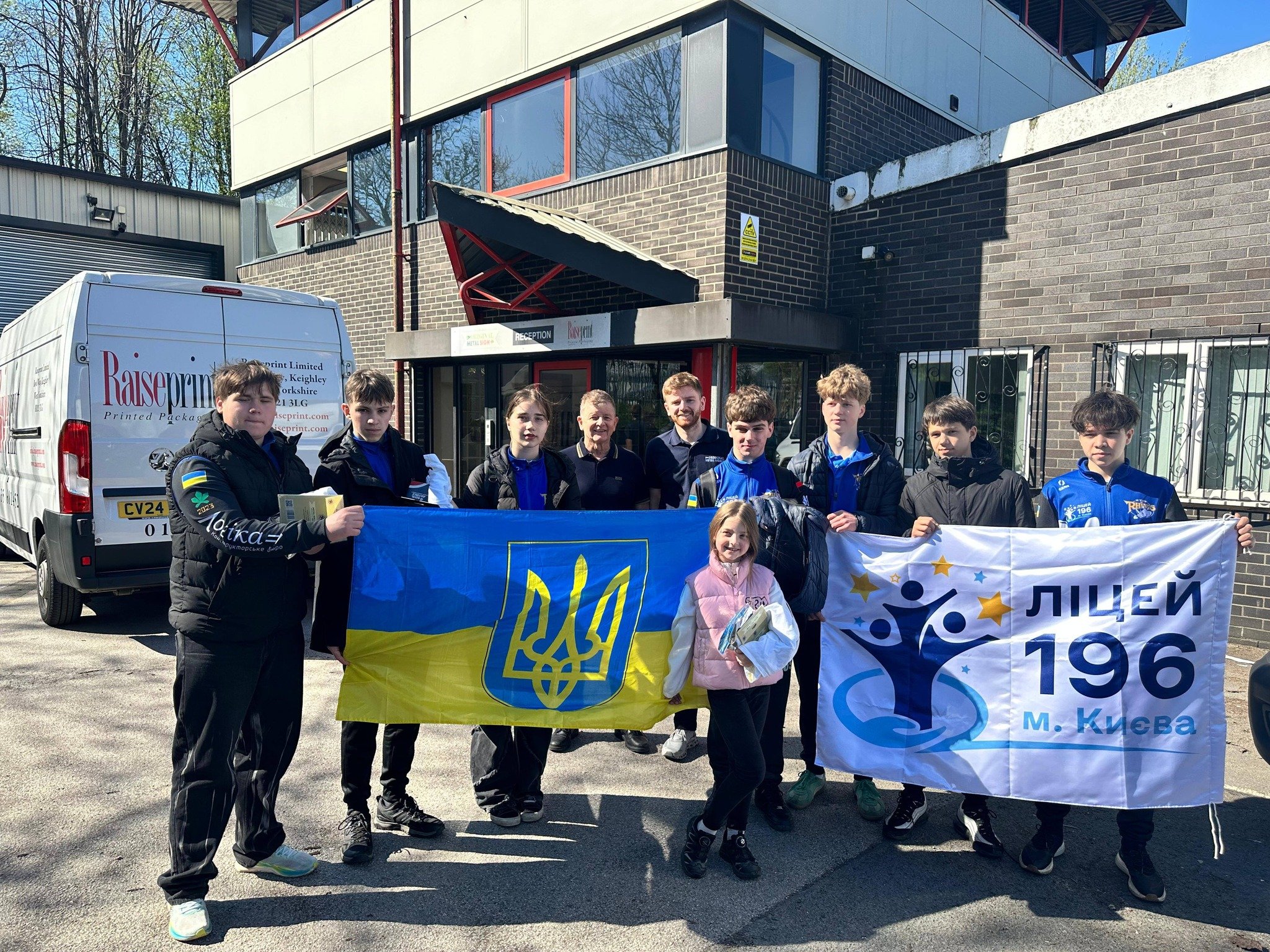 Raiseprint partners with Keighley Cougars to give Ukrainian youth Rugby team, Kyiv Rhinos, a tour of West Yorkshire.