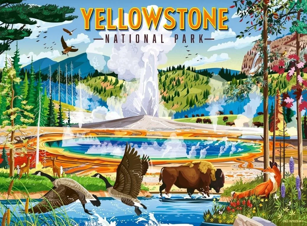 Yellowstone National Park, 500 pcs