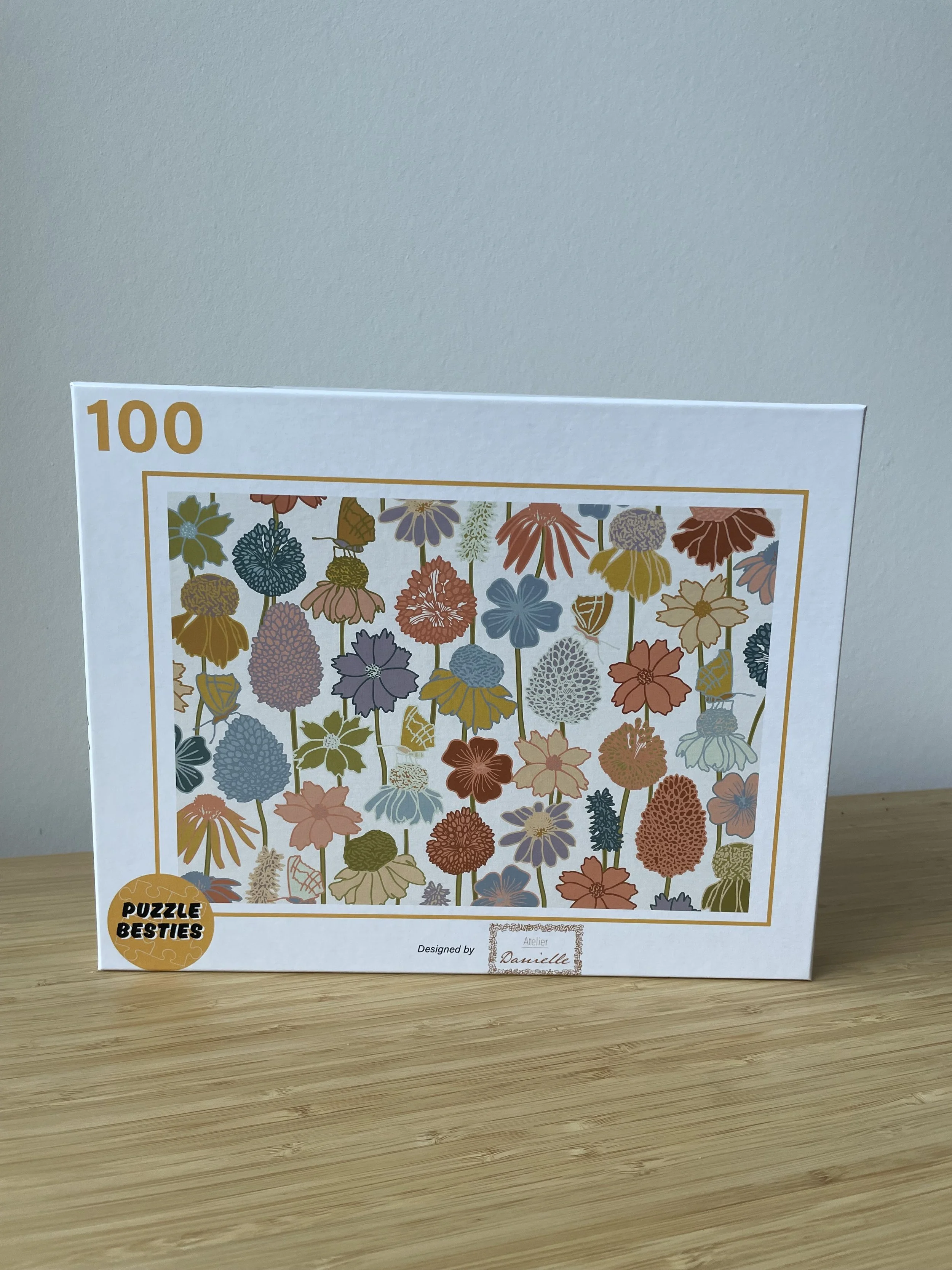 Floral, 100 pieces