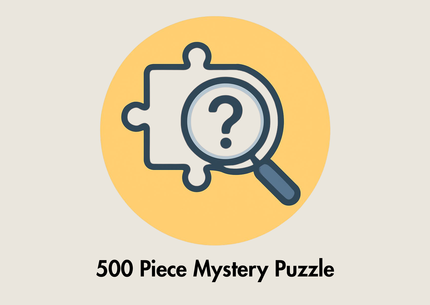 500 Piece Mystery Puzzle