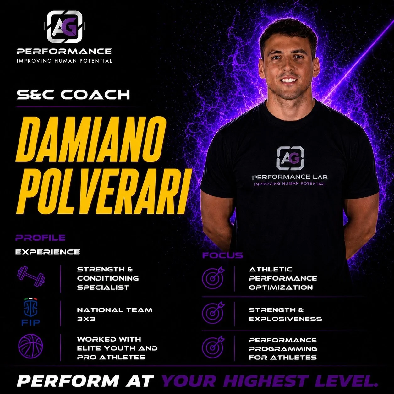 Damiano Polverari joins our team as our Strength &amp; Conditioning Coach, working alongside Roberto Iezzi ⚡🏋️&zwj;♂️

With experience in performance training, elite 3x3 basketball, and athlete development, Damiano brings energy, expertise, and high