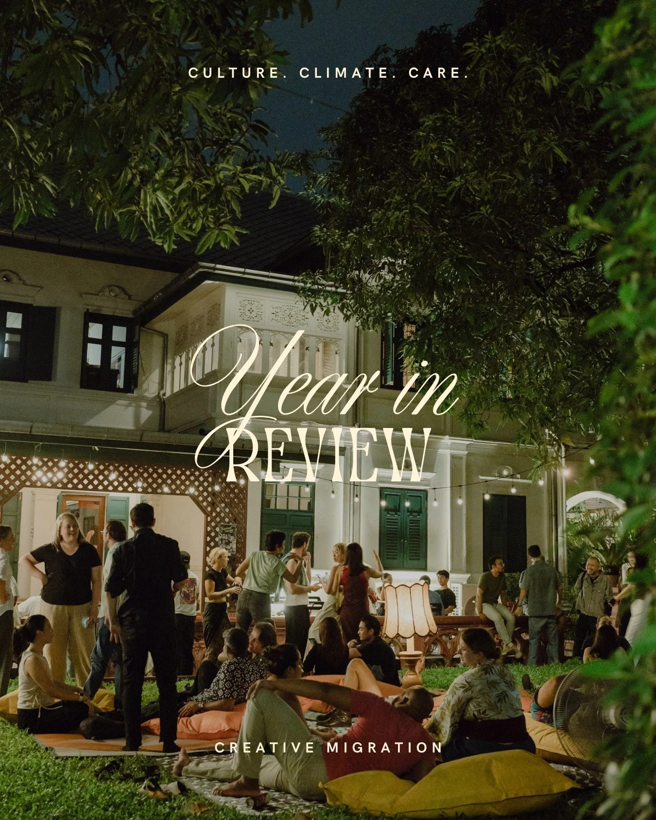 In 2025, Creative Migration shared, gathered and built across borders. From international panels and conferences including Thailand, Singapore, South Korea, Los Angeles, Borneo and Brazil, to hosting artists and climate conversations at Bangkok 1899,