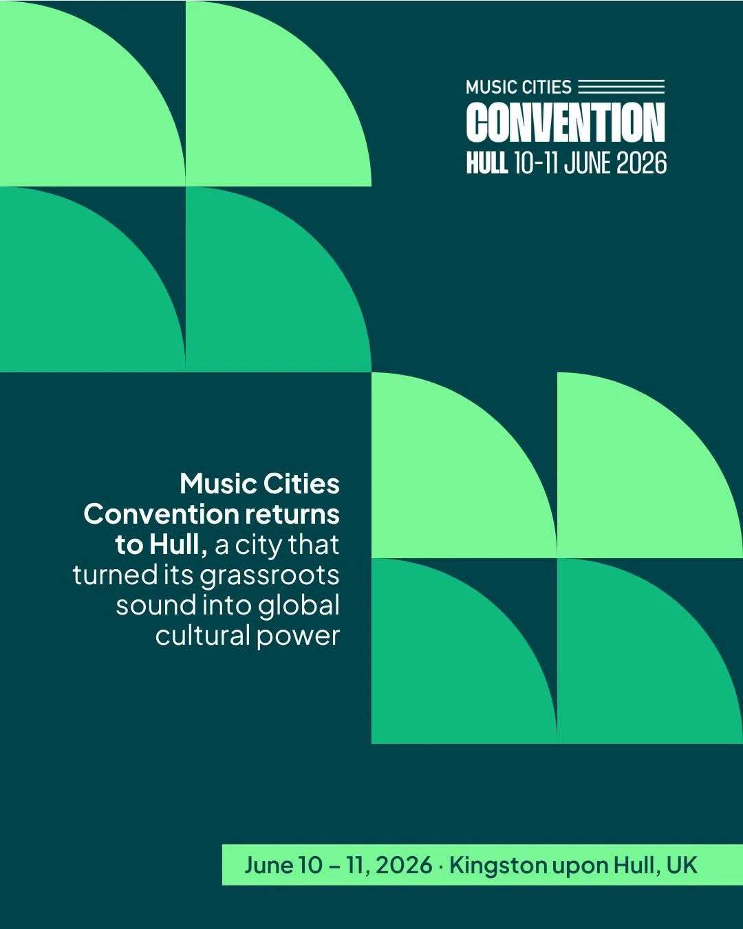 Save the date! Susannah Tantemsapya, Founder &amp; Executive Director of Creative Migration / Bangkok 1899, is bringing her knowledge and experiences to the Hull Music Cities Convention 2026, organized by Sound Diplomacy (@sound_diplomacy)!

Join her