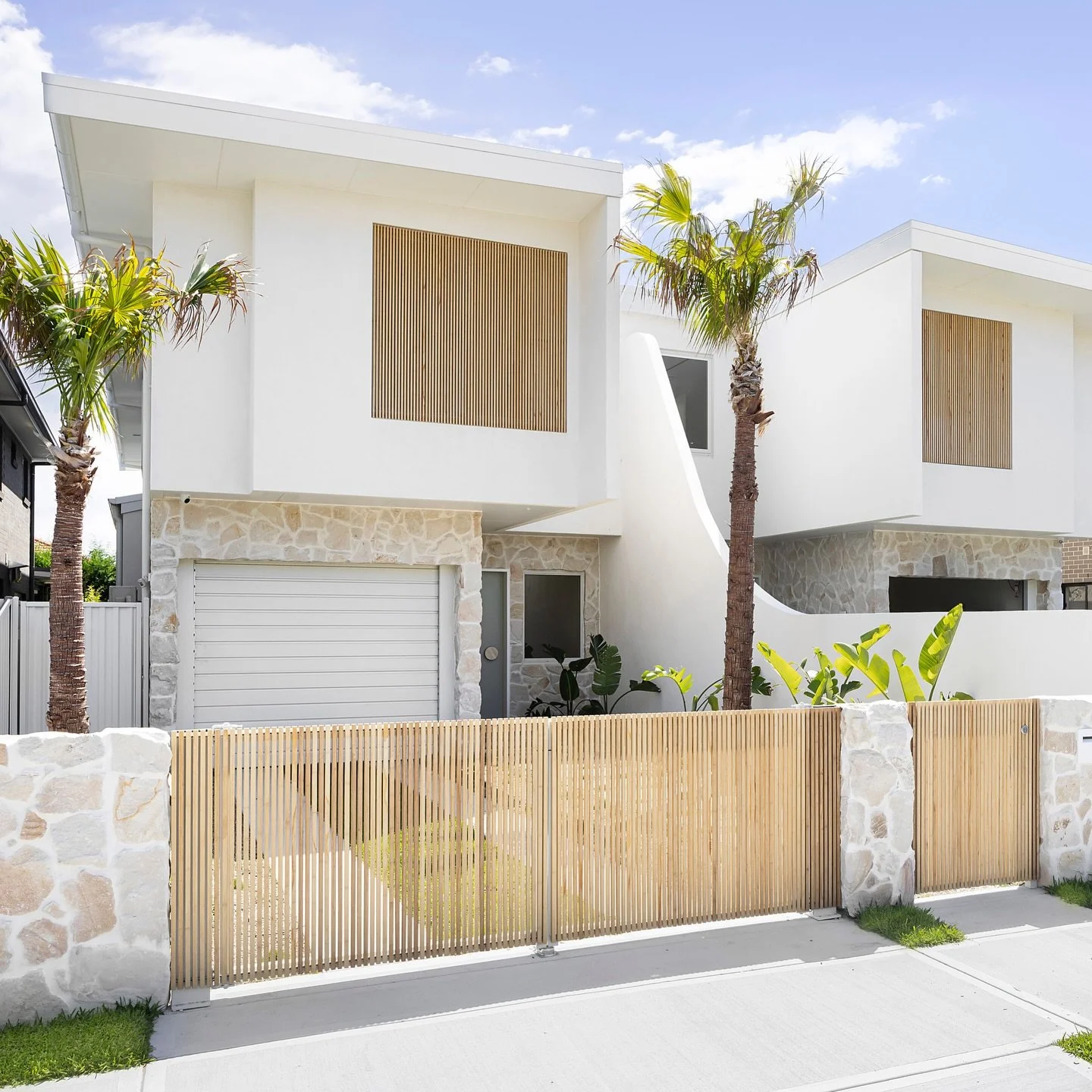 Our Little Bay project reflects a contemporary coastal modern look with Palm Spring influences 🌴