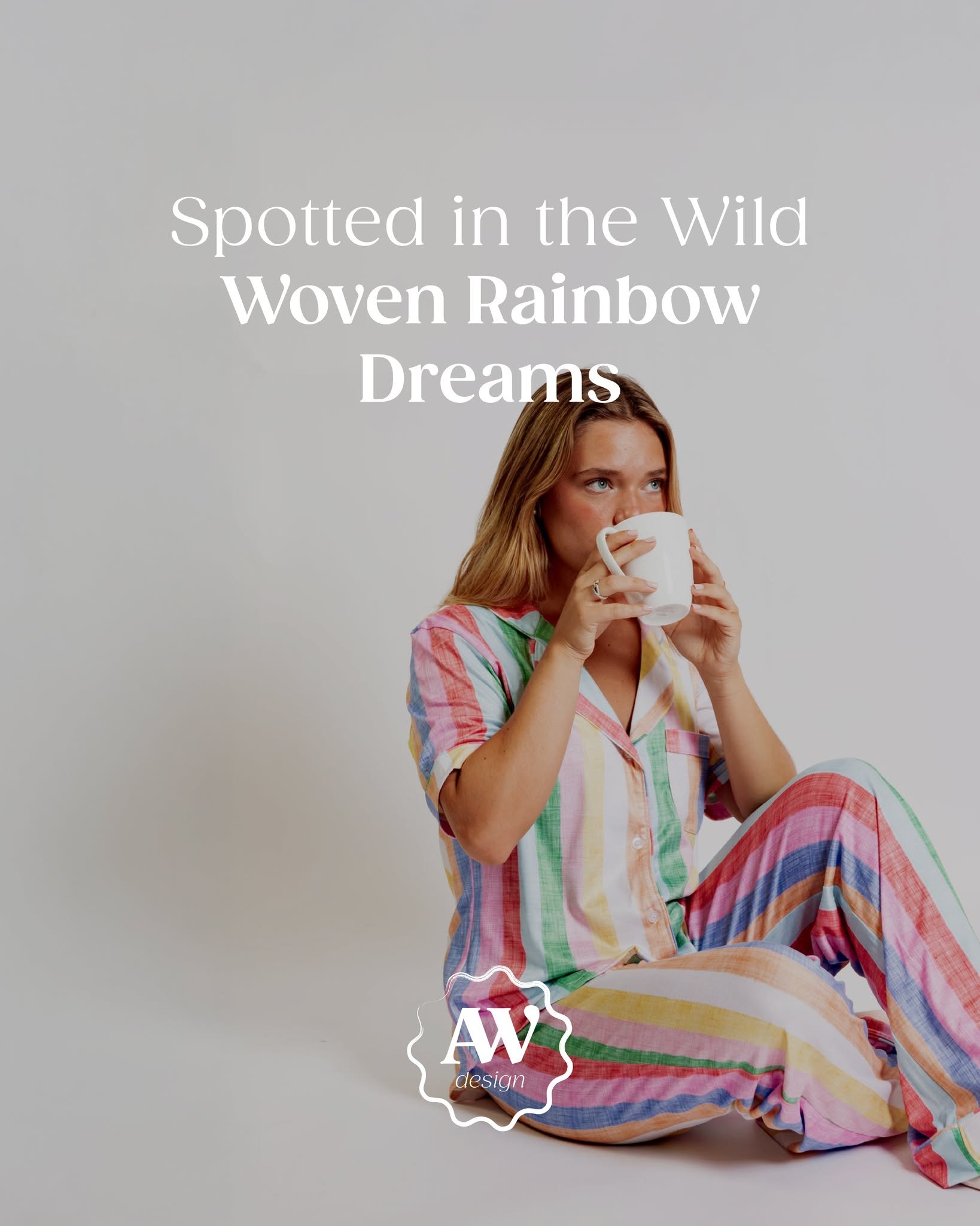 ✨ Watching Woven Rainbow Dreams come to life like this makes my designer heart sing!

Originally launched on @patternbank, this joyful seamless print found its perfect match in the beautiful creation by @roseandmimosas 💫🌈 Bright, playful and full o