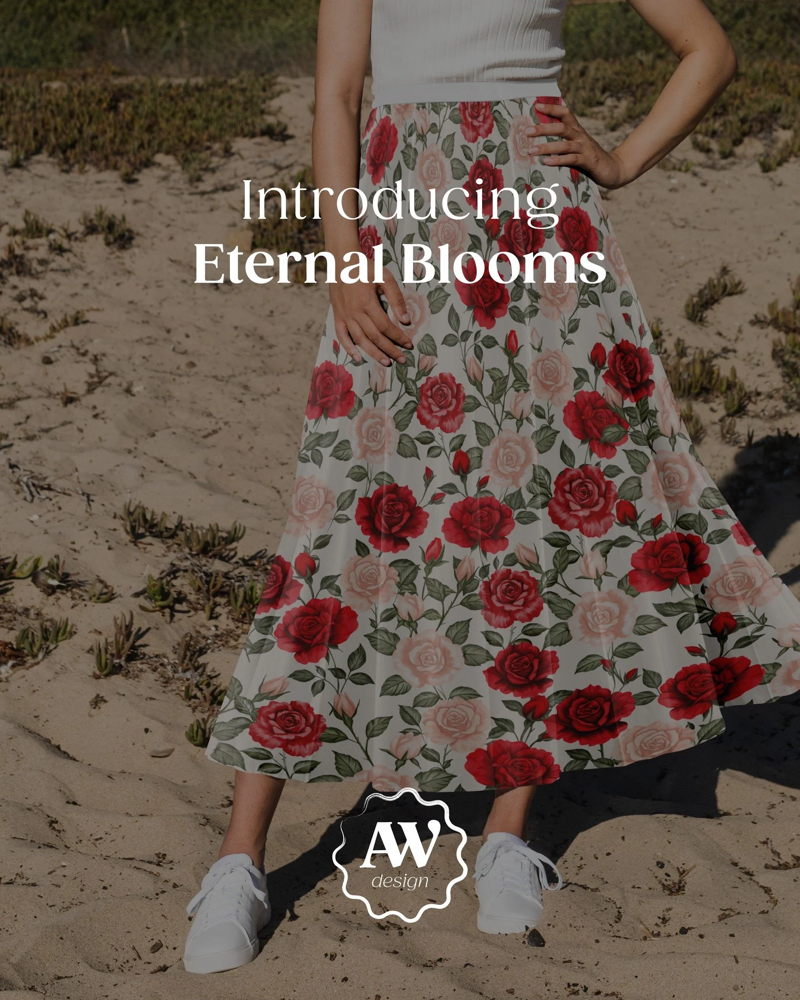 🌹 NEW THIS WEEK &ndash; Eternal Blooms Floral Print 🌹
Romantic florals are making a statement this season ✨ 

Meet Eternal Blooms, a luxury rose print available in two seamless colourways &ndash; Noir (black background) and Ivory (cream background)