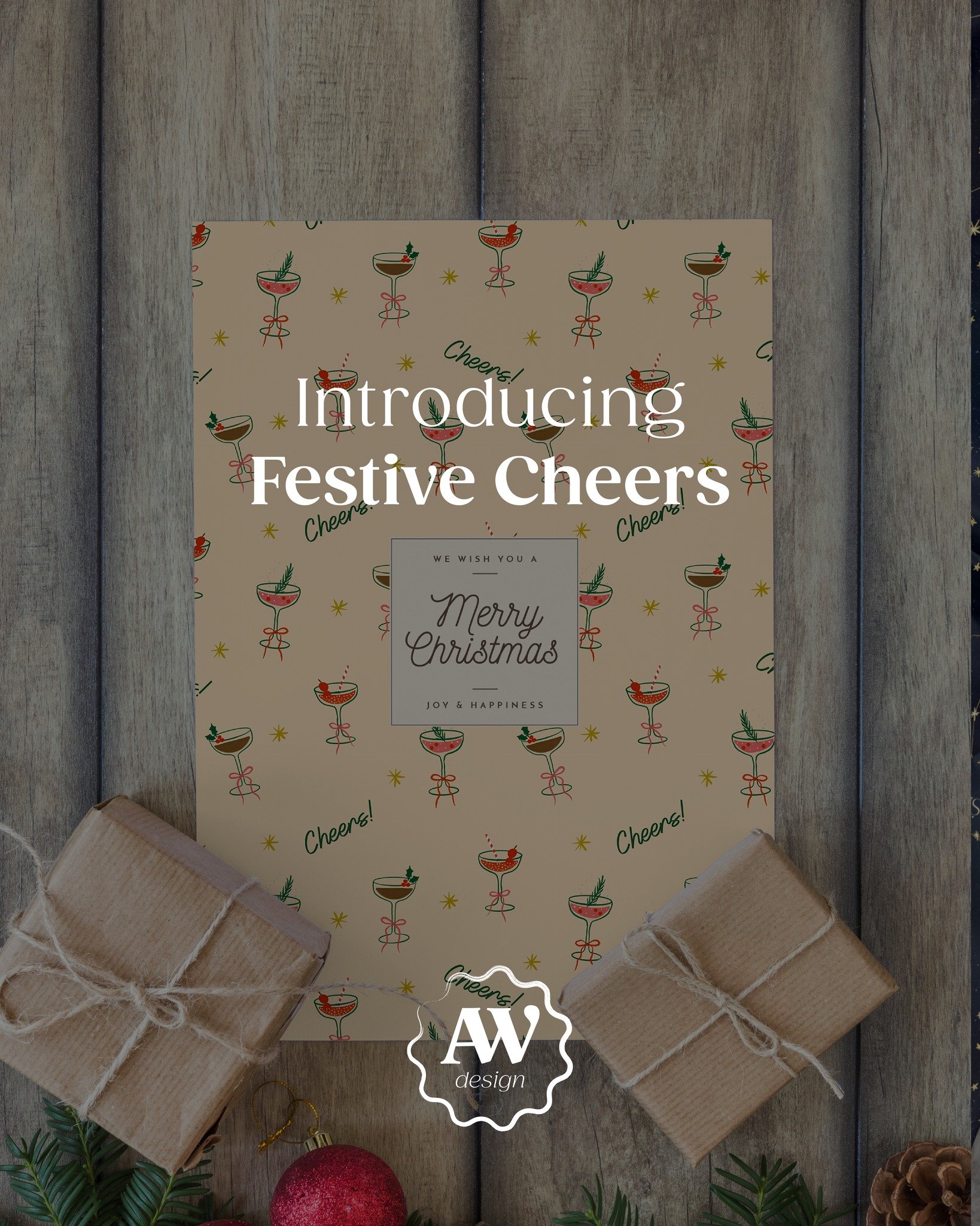 ✨ It&rsquo;s time ✨
The festive season has officially arrived, and with it comes a new print designed to capture the magic of Christmas evenings and celebratory toasts 🍸🎄
Introducing &ldquo;Festive Cheers&rdquo; &mdash; a timeless, hand-drawn desig