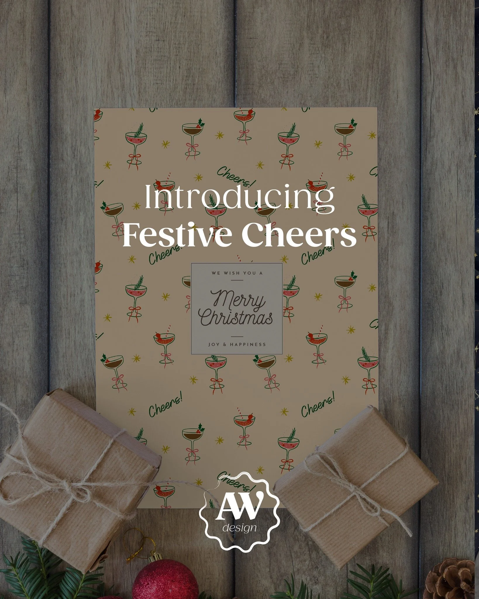 ✨ It&rsquo;s time ✨
The festive season has officially arrived, and with it comes a new print designed to capture the magic of Christmas evenings and celebratory toasts 🍸🎄
Introducing &ldquo;Festive Cheers&rdquo; &mdash; a timeless, hand-drawn desig