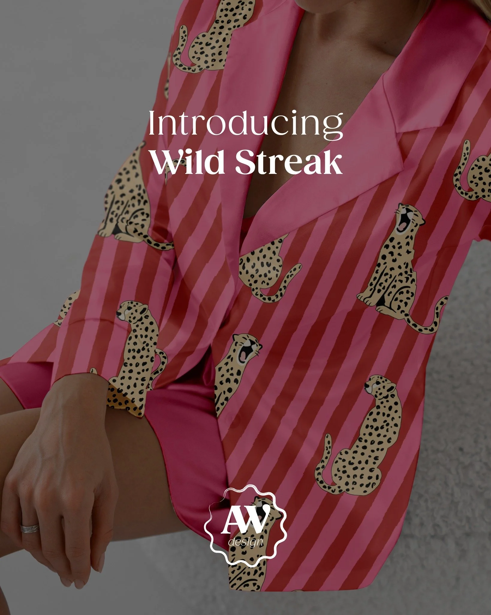 LIVE on Patternbank: &ldquo;Wild Streak&rdquo; 🐆✨
Leopard Pop Stripes (Pink/Red) + Leopard Pastel Stripes (Aqua/Yellow) are now available to license &mdash; perfect for resortwear, kidswear and swim. Swipe to see both colourways ➡️

&bull; Hand-draw