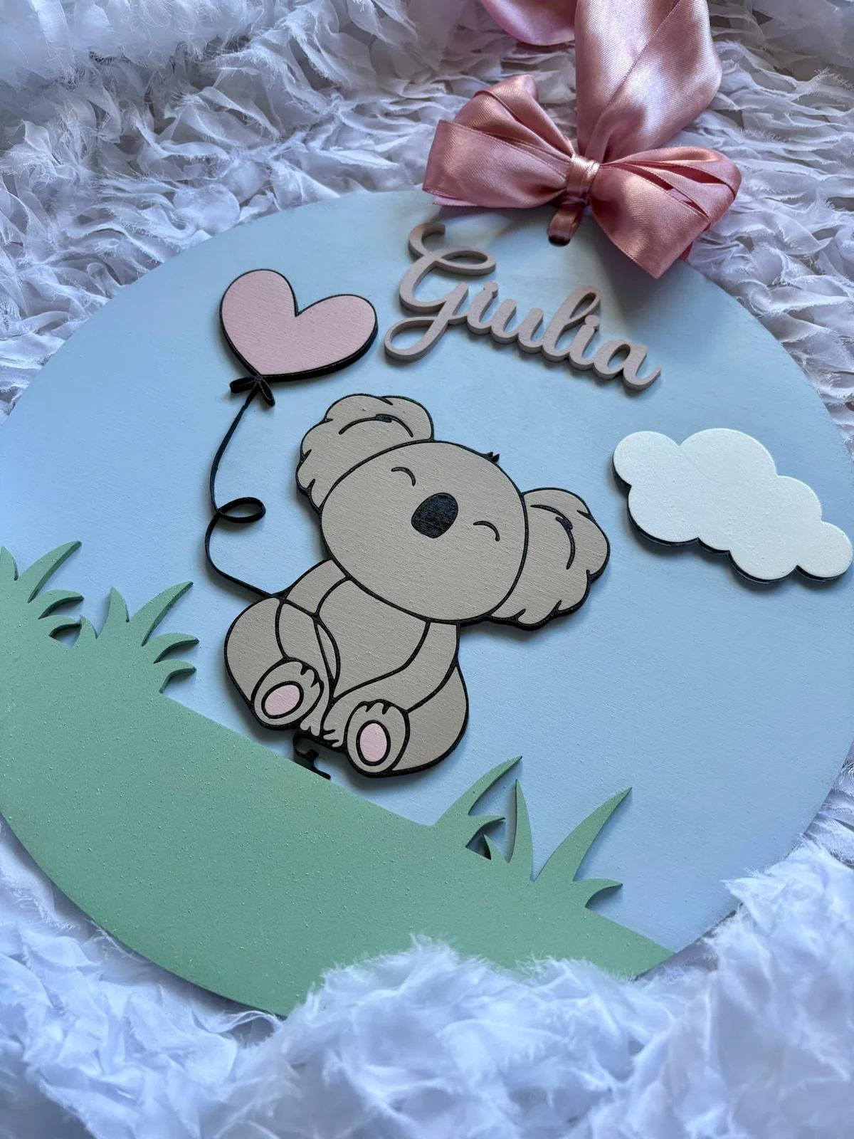 Fiocco Nascita Koala