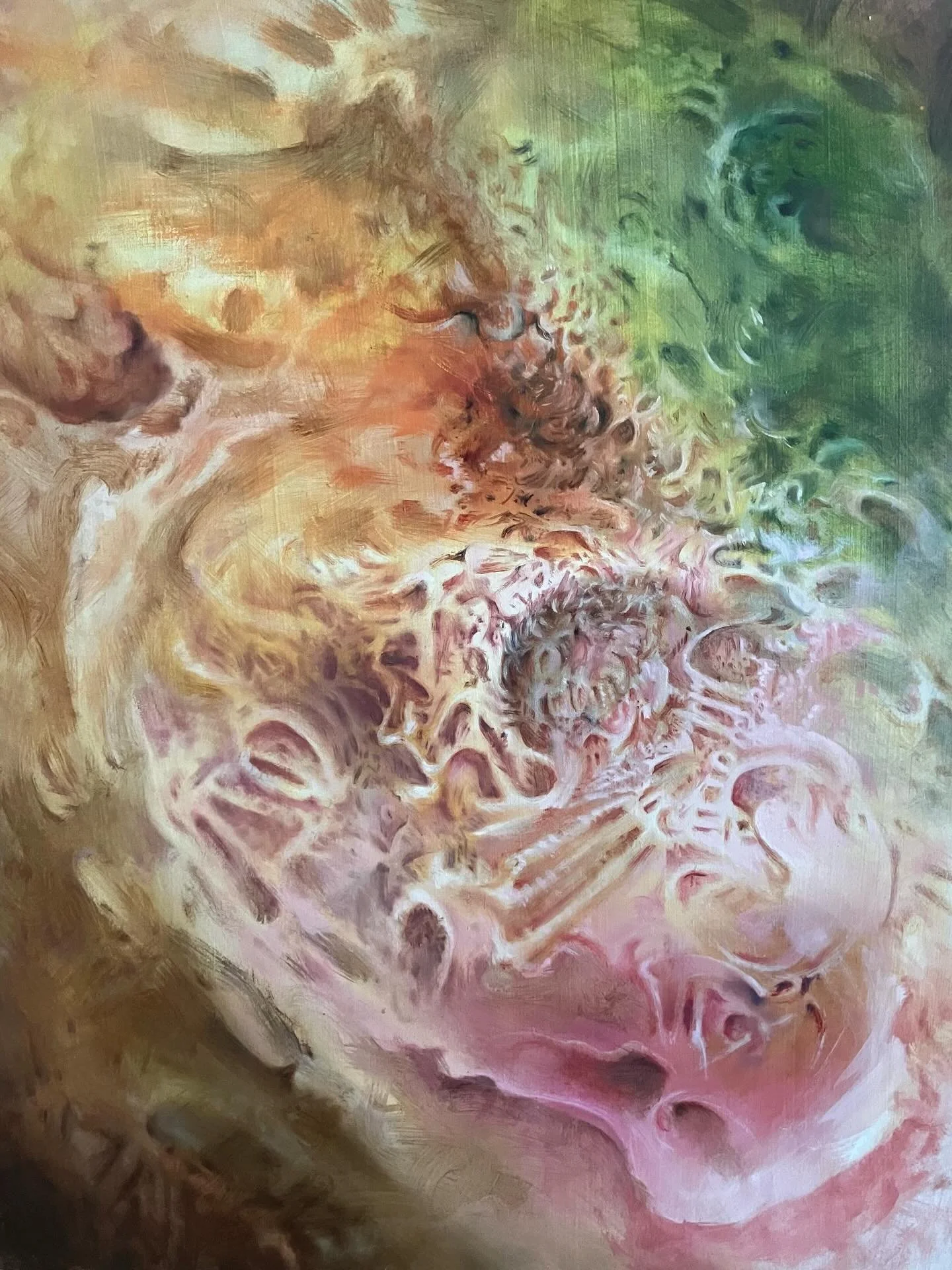 &lsquo;The Tide Is Rising&hellip;Hold Your Breath!&rsquo;, 2025. oil on board.

Have you noticed how much rain we have been having in the UK recently? The climate trend is for it to get wetter and wetter and wetter each year. Not a problem for physic