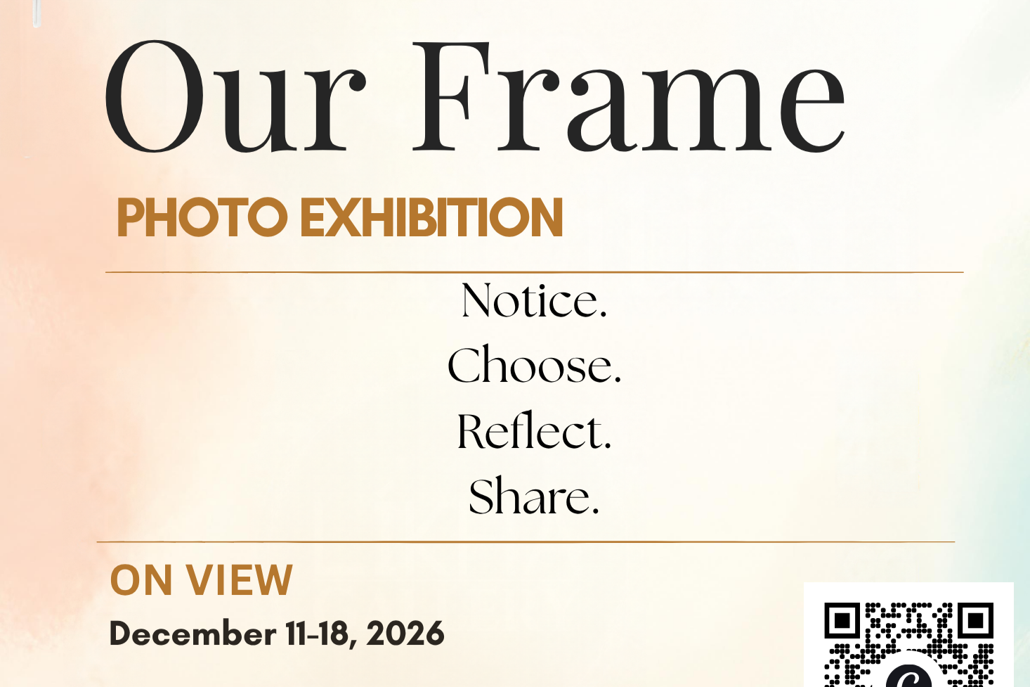 Our Frame Exhibit