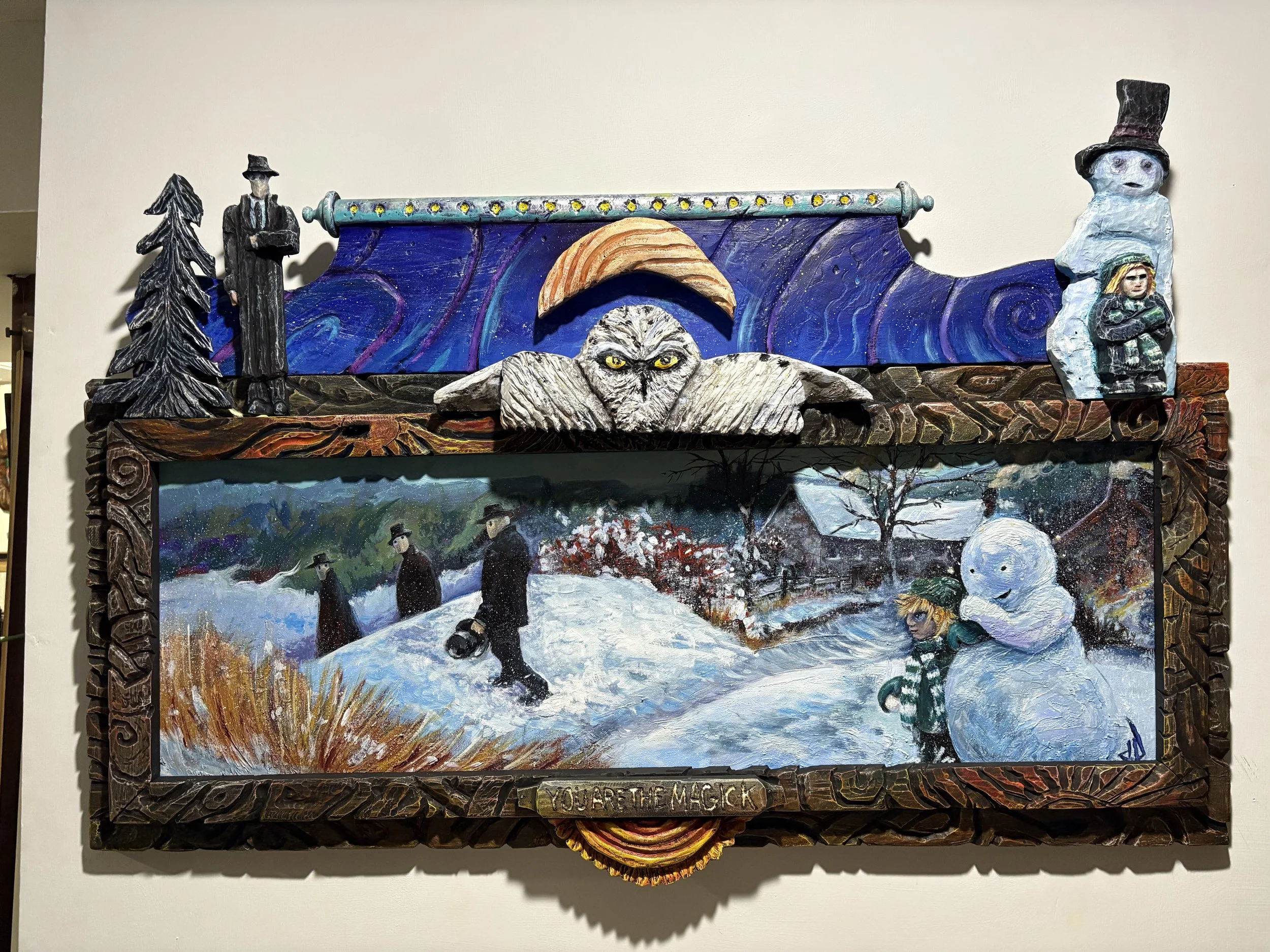 You Are the Magick


Young boy having a fun afternoon with his magical snowman. Three men in black arrive and confiscate the magic top hat. All is not lost however when the snowman reveals to the boy that the Magick is within the boys own imagination