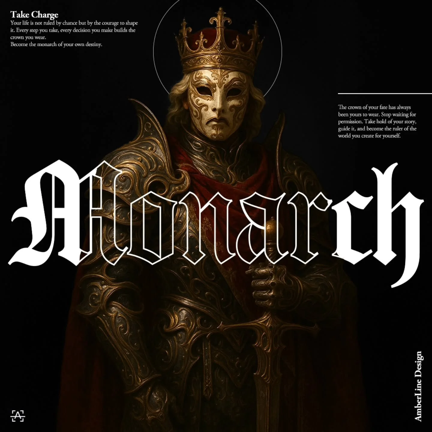 The world may try to define you, but only you can rule who you are meant to be. Take the crown, take the reins. Become the monarch of your own destiny.

#GraphicDesign #DesignInspiration #VisualDesign #DesignProcess #CreativeProcess #BrandDesign #Vis