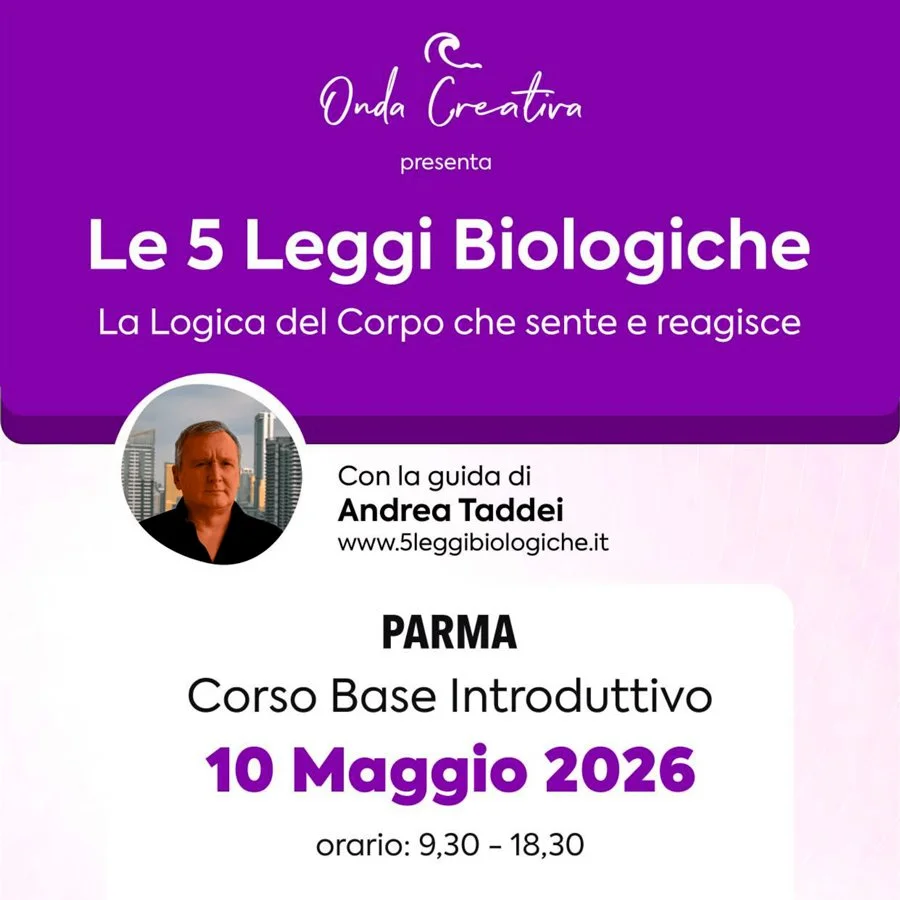 Le 5 leggi biologiche. La logica del corpo che sente e reagisce.