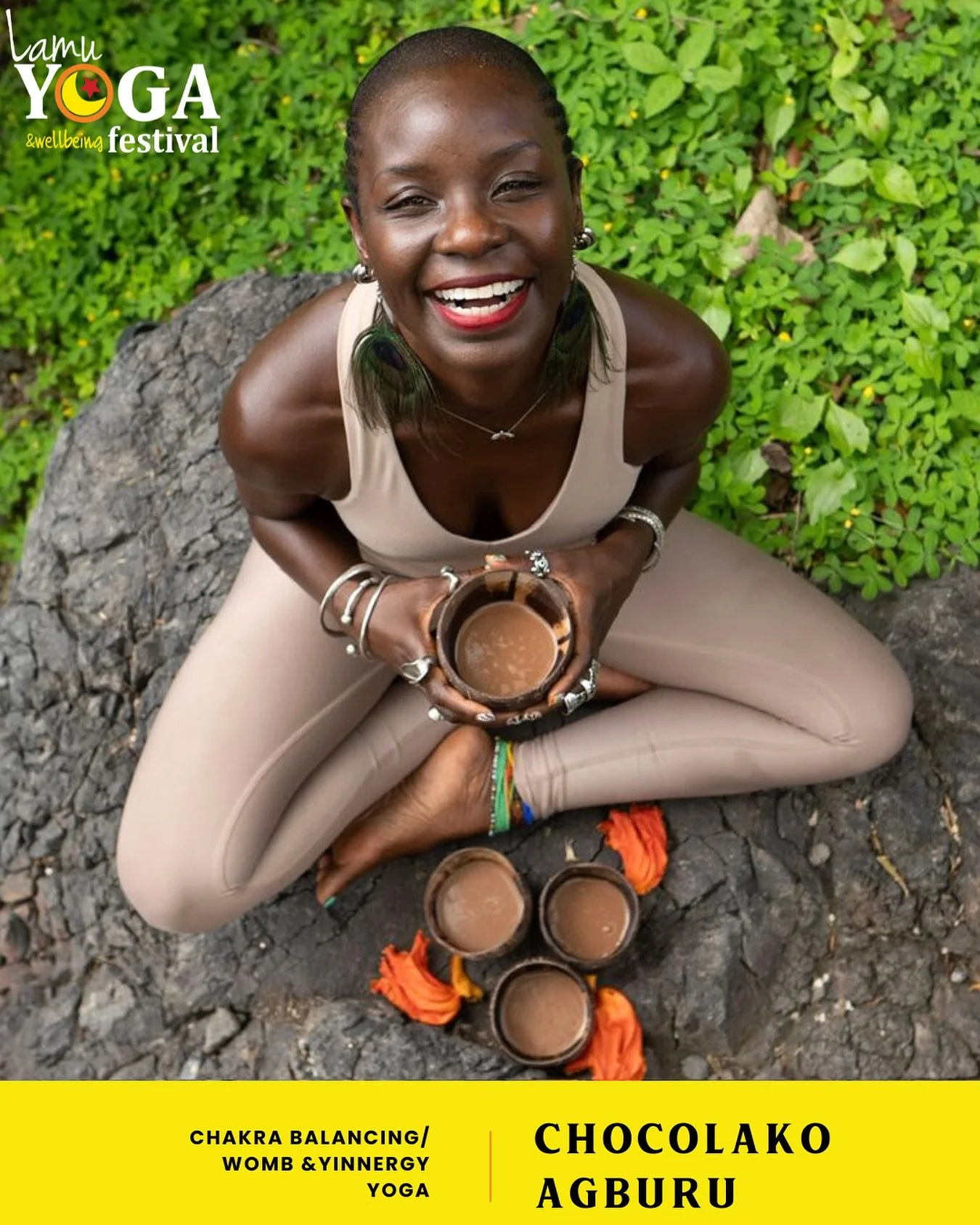 Meet Chocolako✨

Bali/ Nigeria

Playful, sweet, and strong &mdash; Chocolako invites you to tap into your inner power while providing a nurturing space to release fear and reconnect with your truth. With over 1,000 hours of yoga teacher training and 