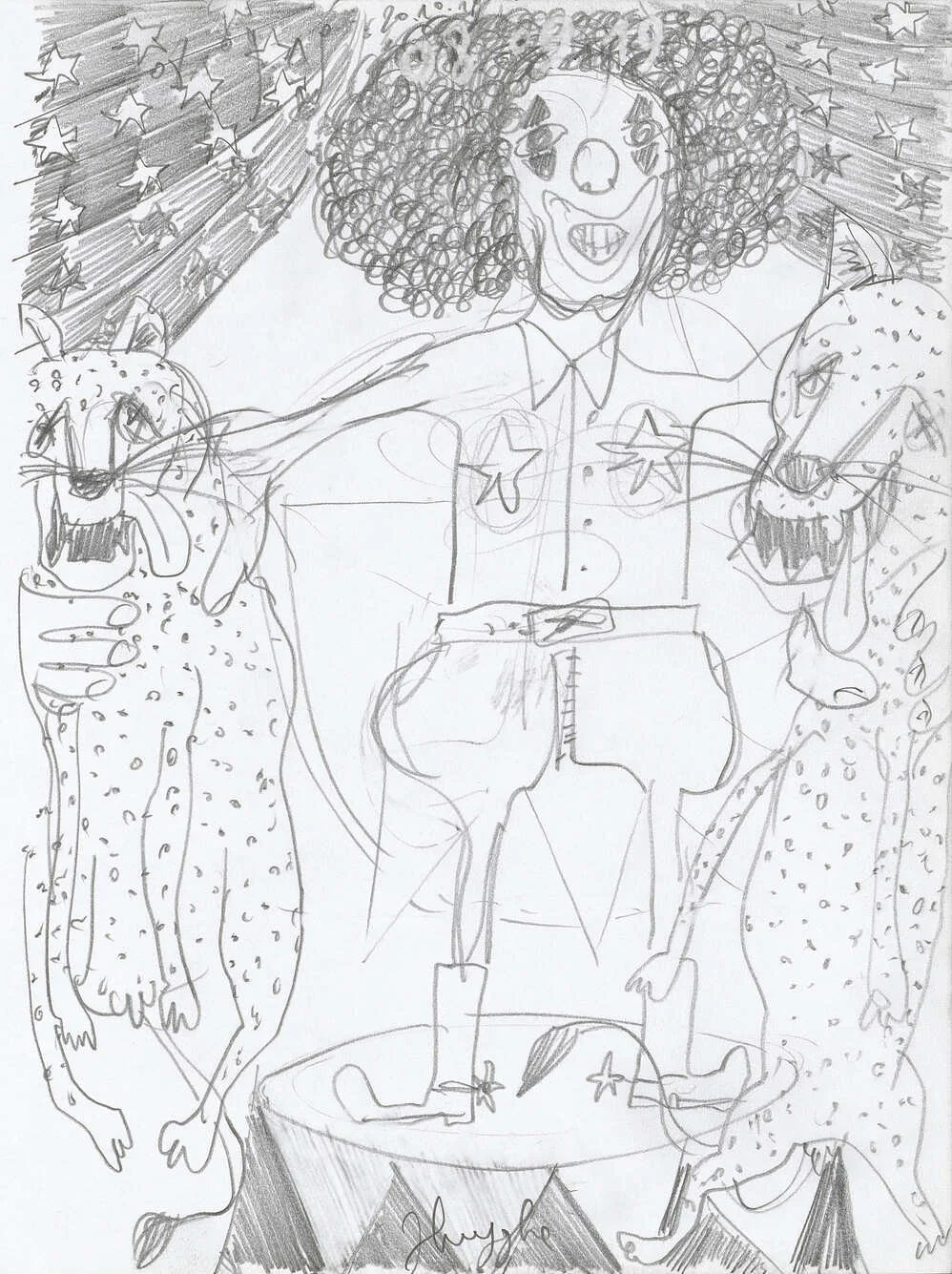 Trophy, 
08.09.19-20.10.19
[pencil on paper,
22,5 x 17 cm]