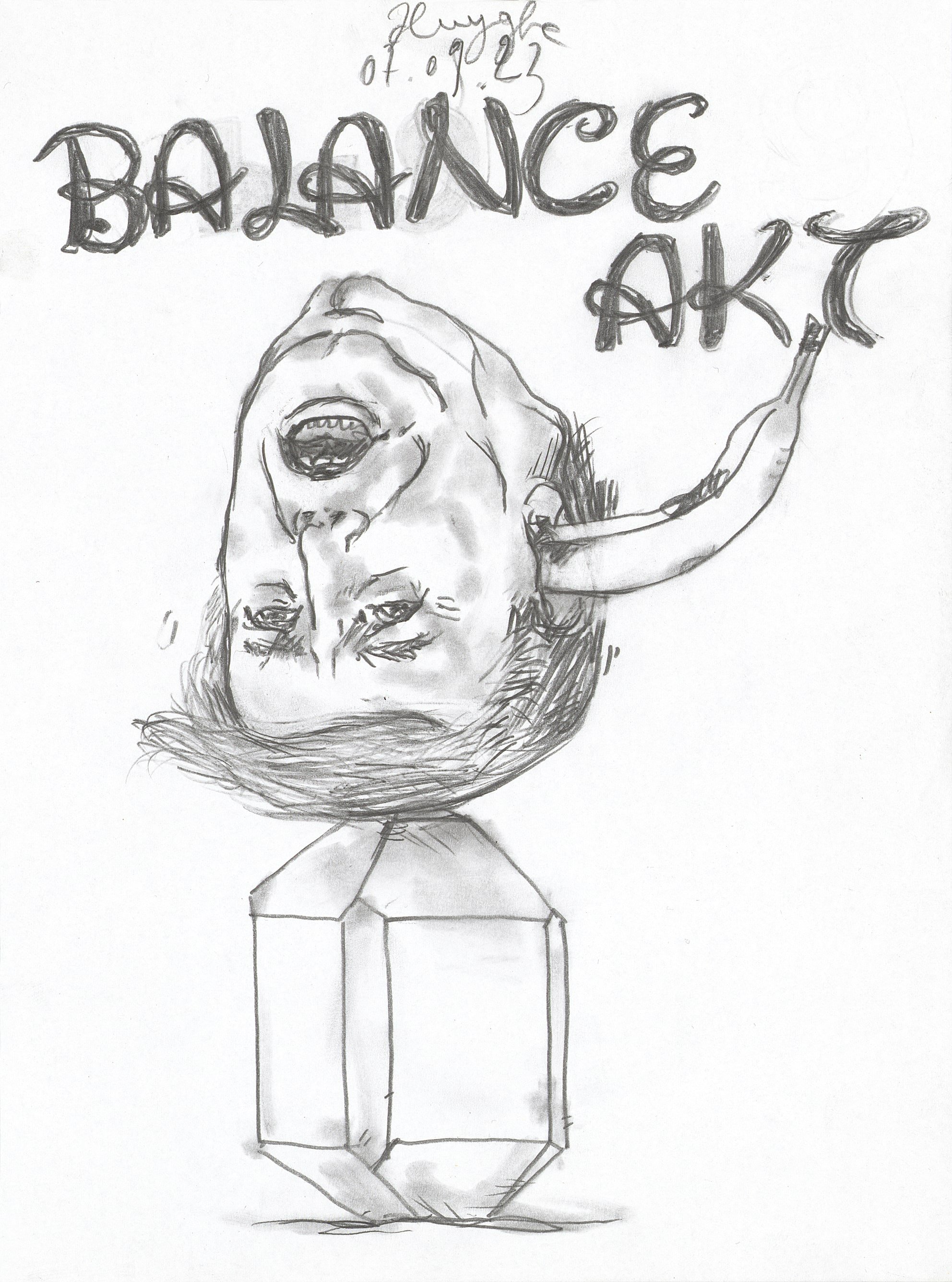 Balance Akt
07.09.23
pencil on paper
22,5 x 17 cm
private collection