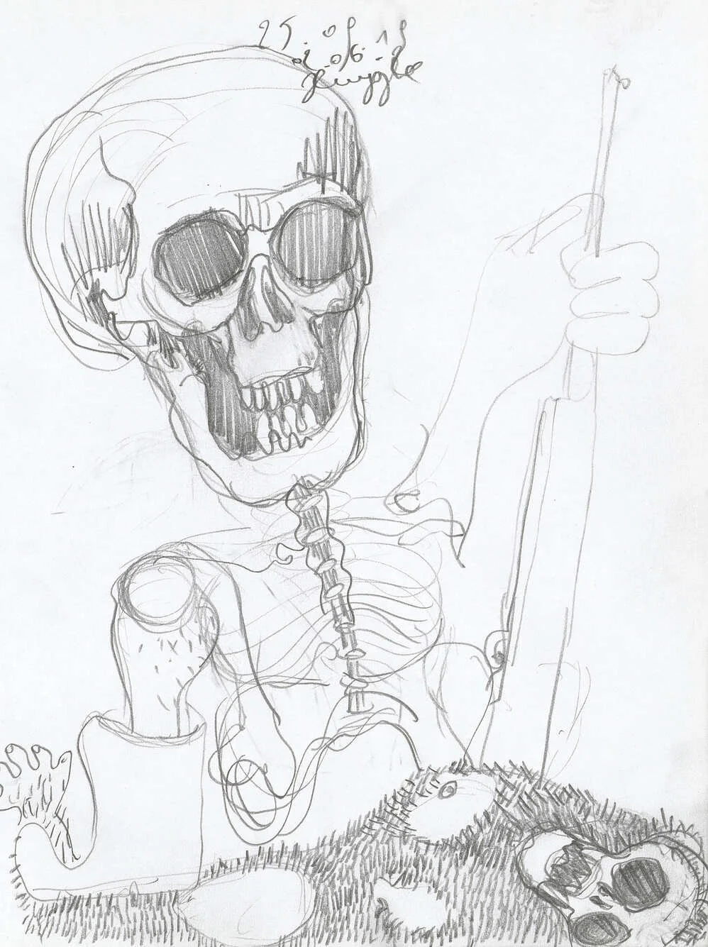 Trophy, 
25.09.19-02.06.20
[pencil on paper,
22,5 x 17 cm]