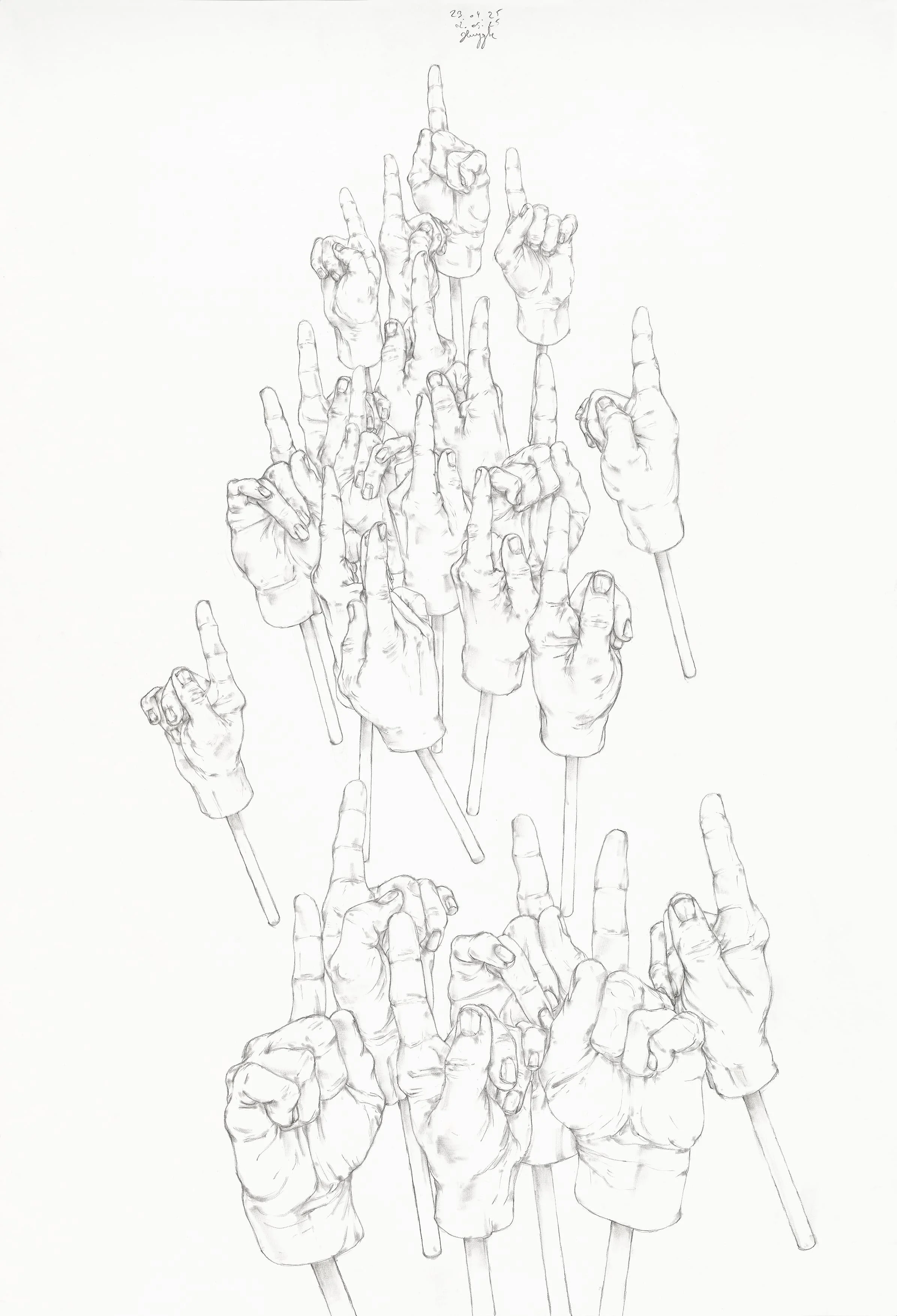 Ça Va Citoyen?
23.04.25-02.05.25
[pencil on paper
110 x 75 cm]