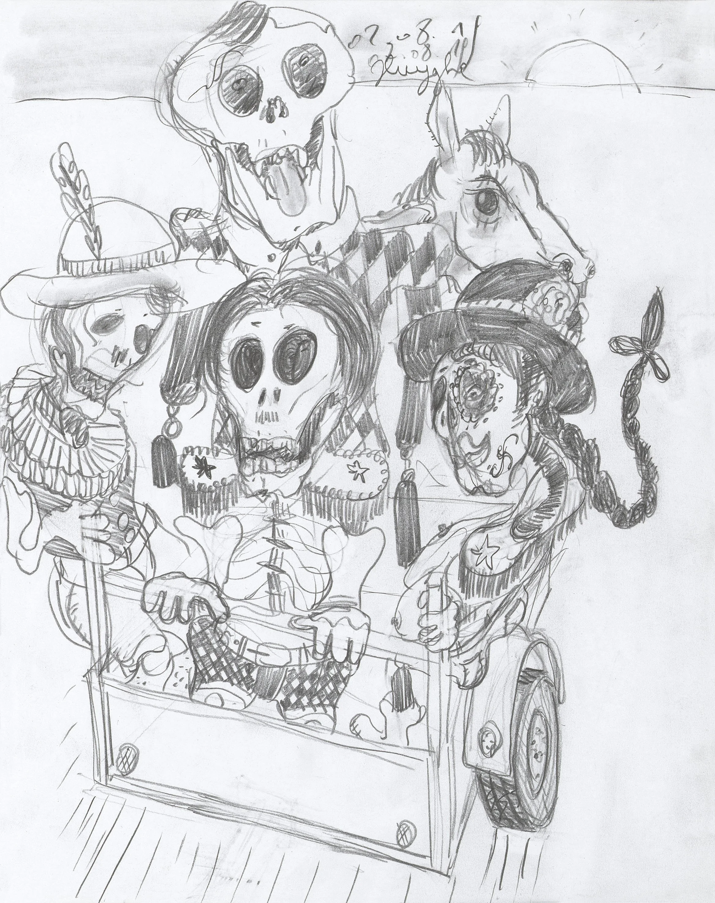 Farewell and Thank You (S)
02.08.19 - 07.08.19
pencil on paper
23 x 14,3 cm