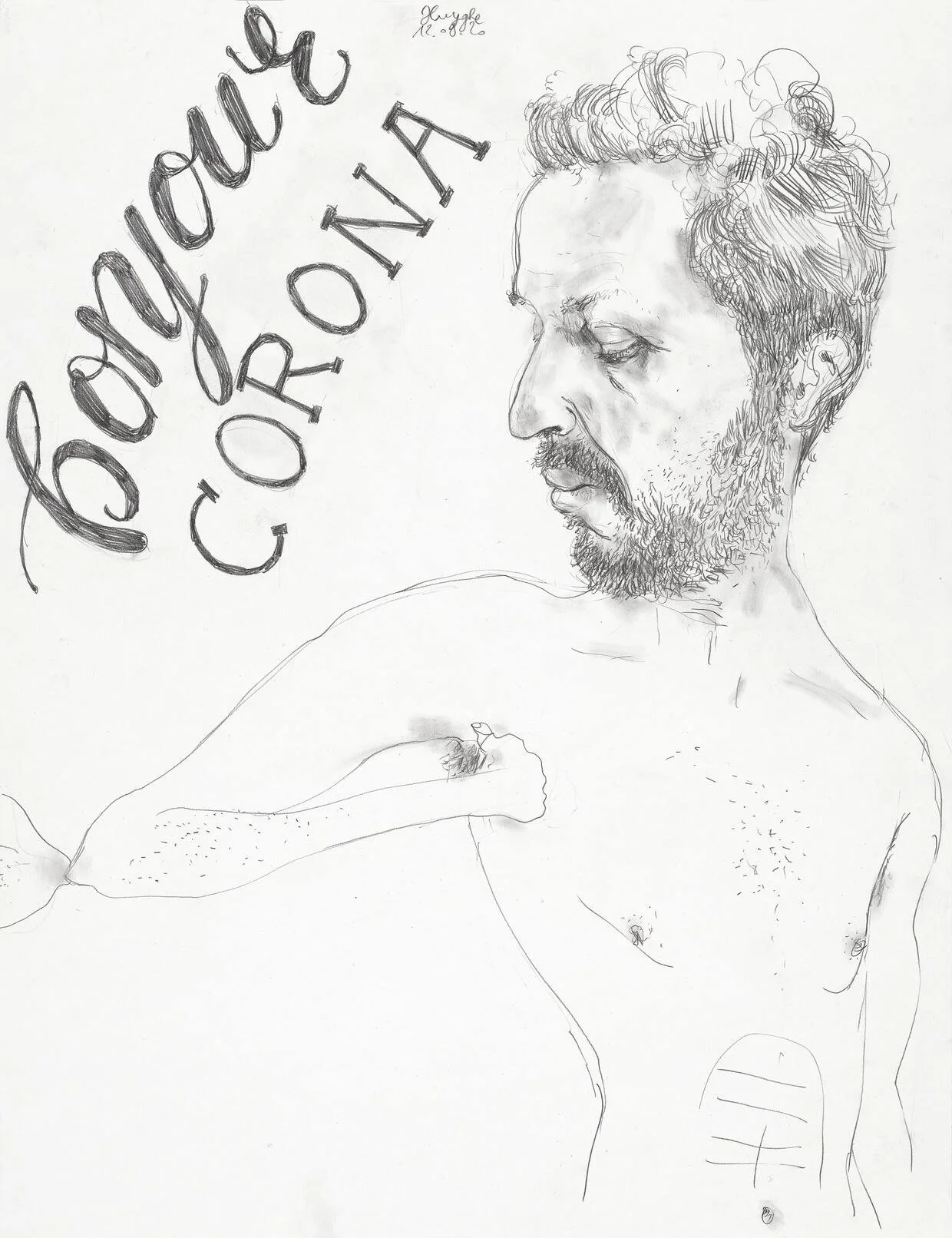 Bonjour Corona, 12.08.20

[mechanical pencil on paper, 65 x 50 cm]